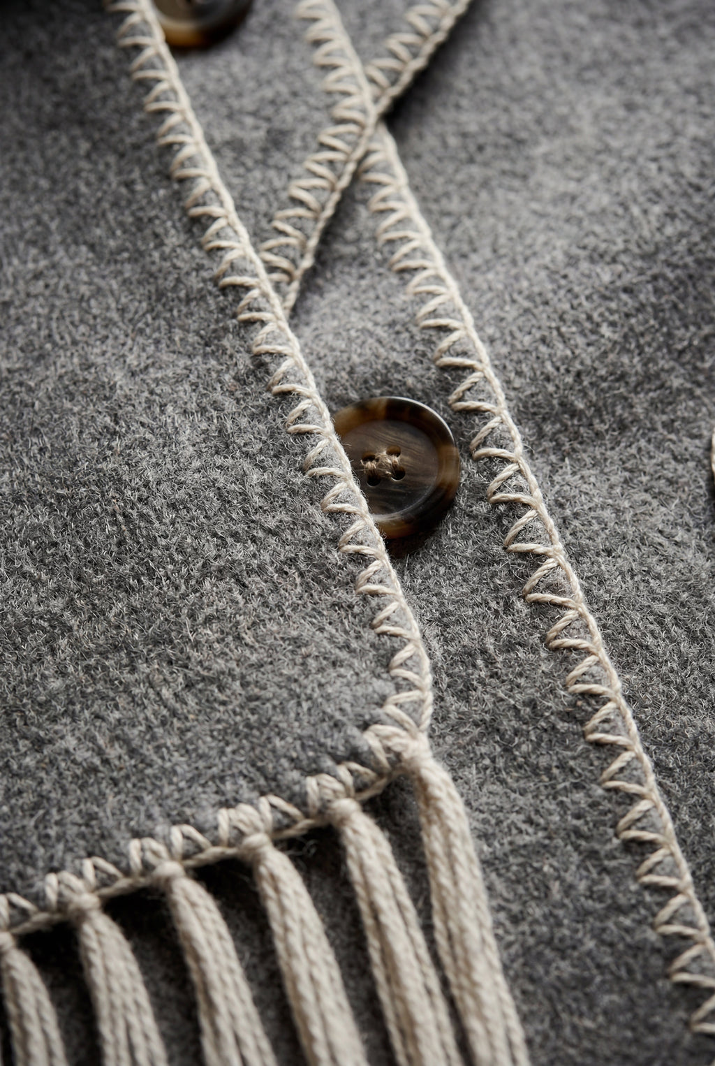 Zoyri | Fringed Wrap Jacket