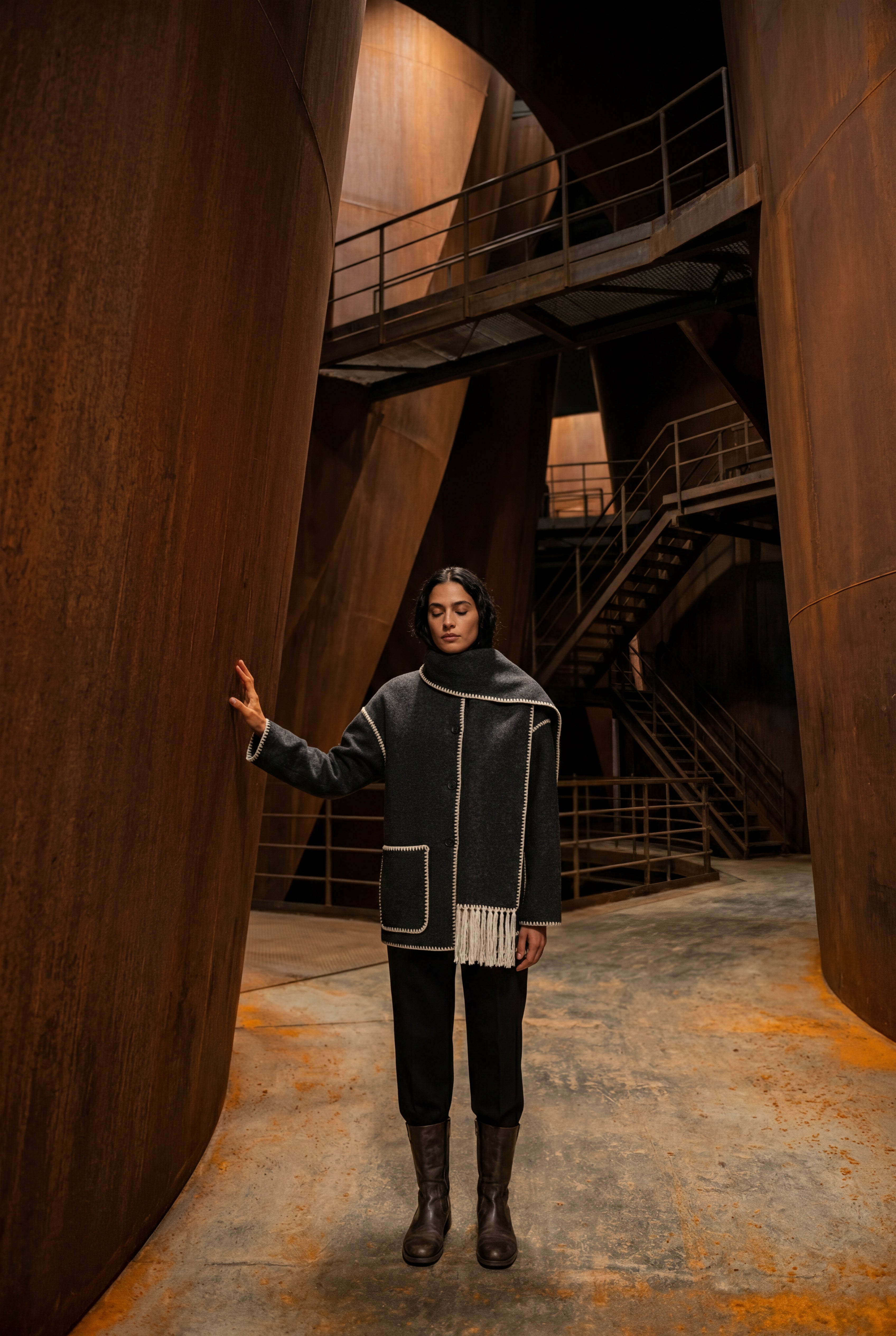 Zoyri | Fringed Wrap Jacket