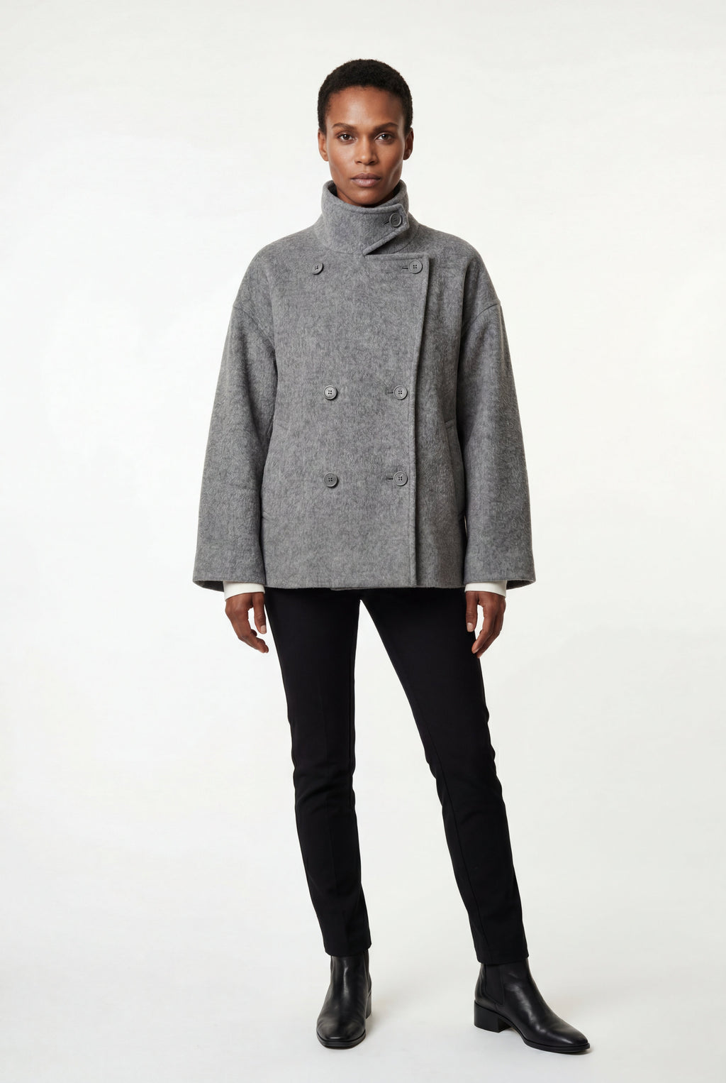 Zoyri | Double-Breasted Short Coat