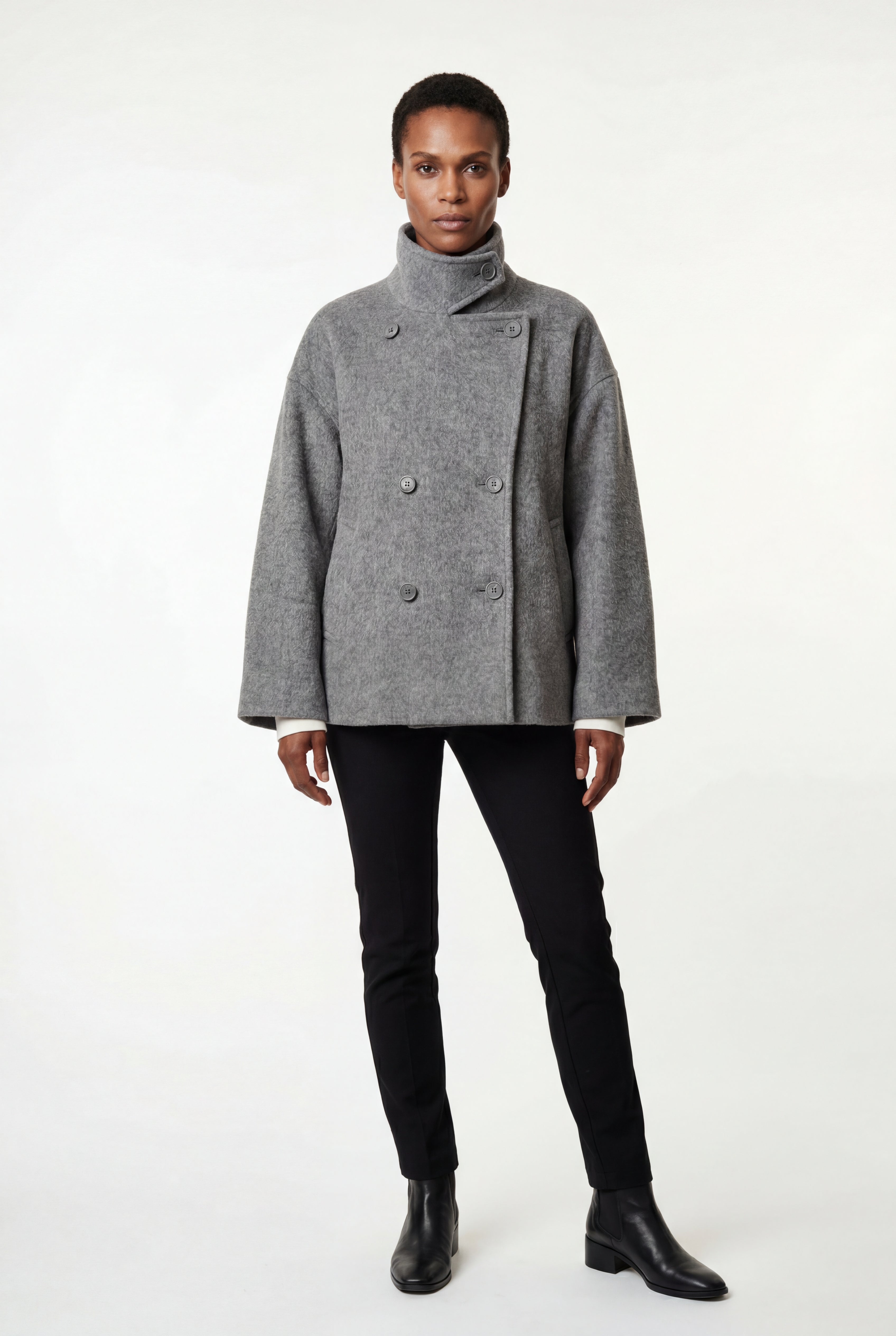 Zoyri | Double-Breasted Short Coat