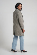 Zoyri | Herringbone Long Coat