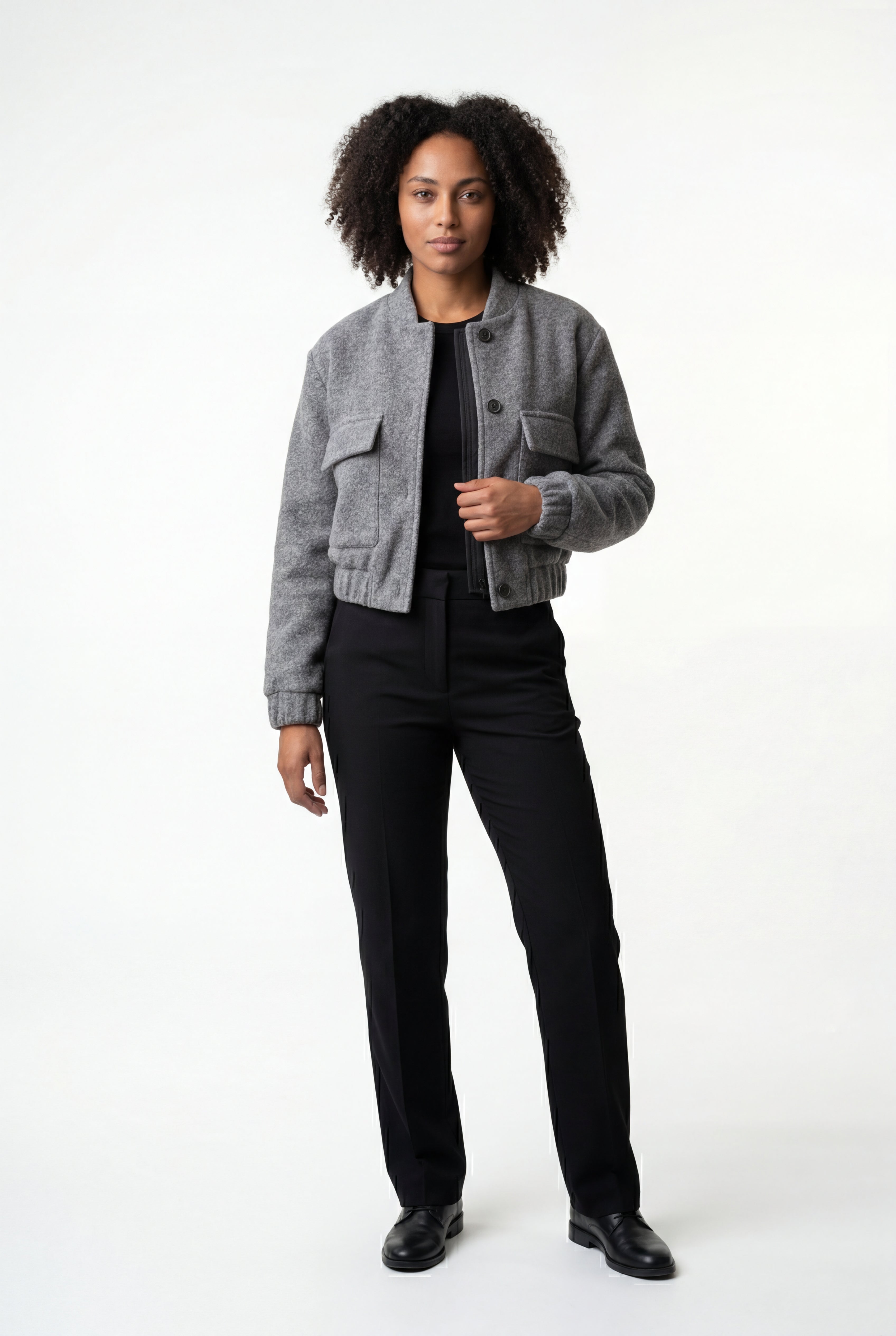 Zoyri | Cropped Bomber Jacket