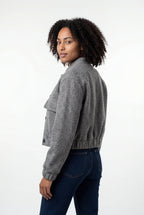 Zoyri | Cropped Bomber Jacket
