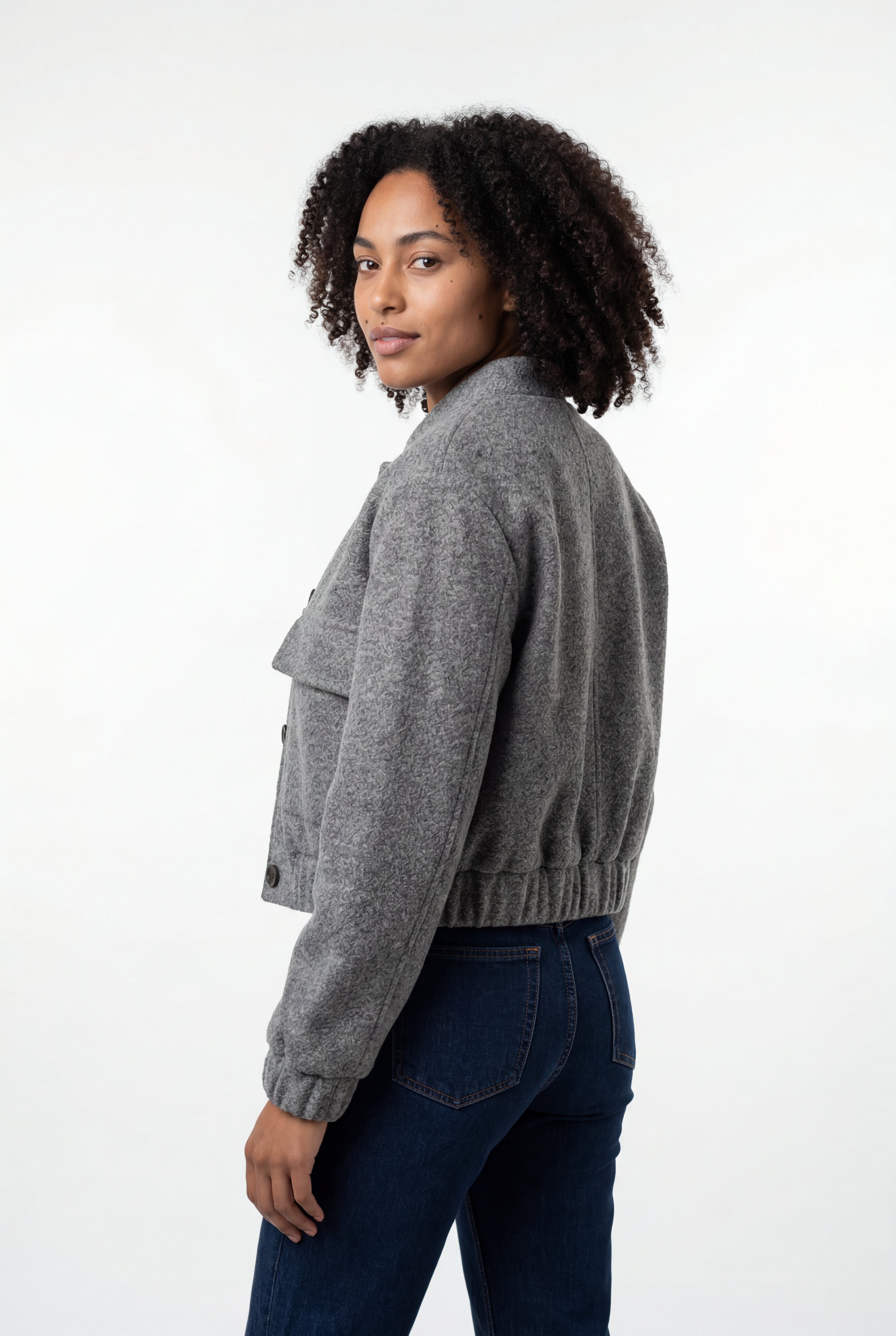 Zoyri | Cropped Bomber Jacket
