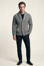 Zoyri | Cable Shawl Cardigan
