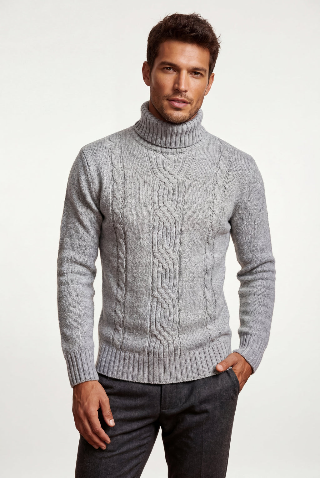 Zoyri | Cable Knit Turtleneck
