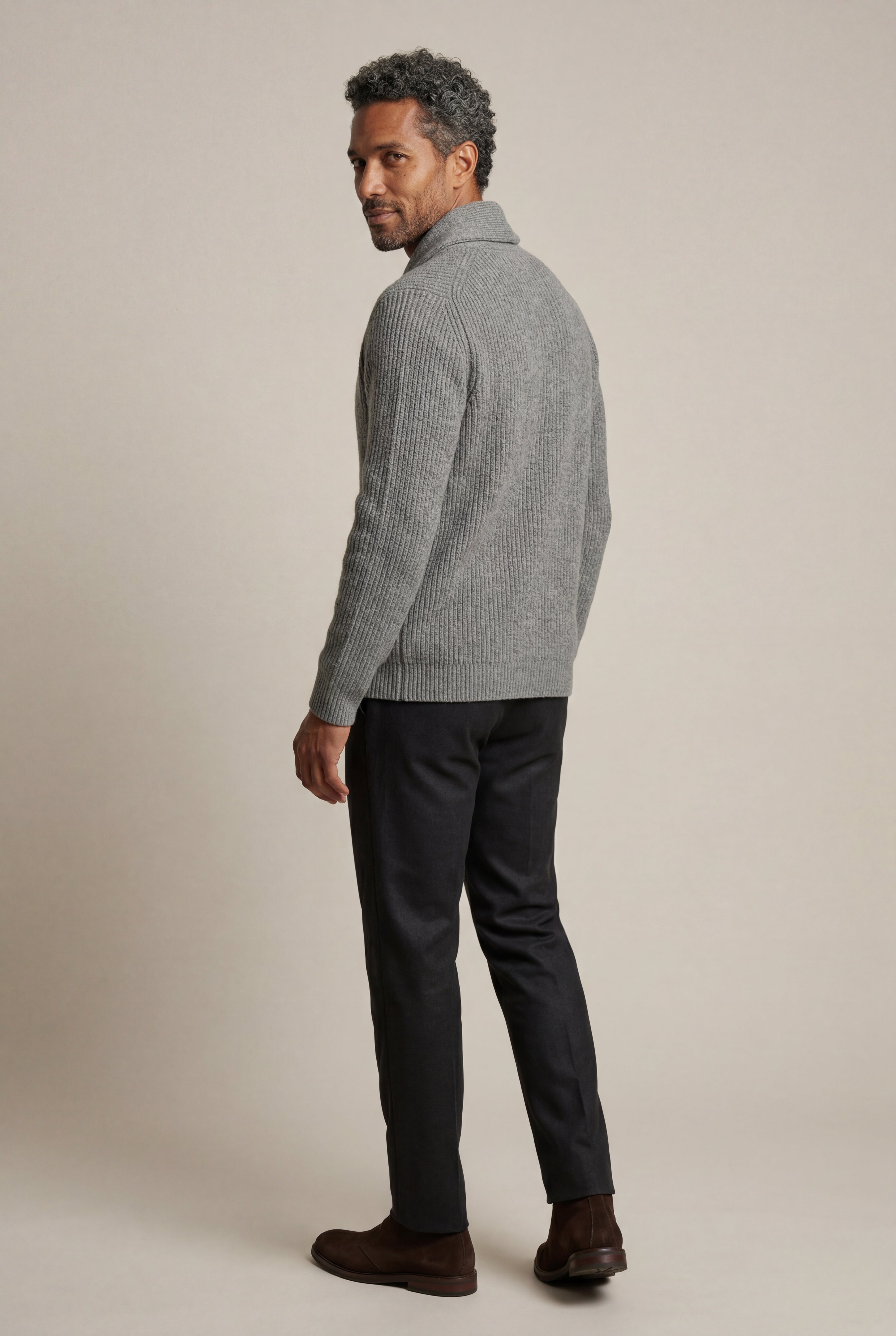 Zoyri | Ribbed Shawl Cardigan