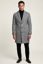 Zoyri | Tailored Grey Overcoat
