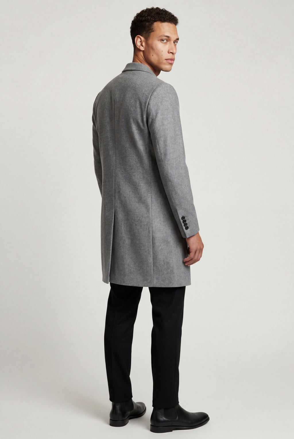 Zoyri | Tailored Grey Overcoat