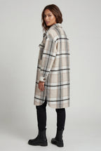 Zoyri | Plaid Shirt Coat