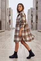 Zoyri | Plaid Shirt Coat