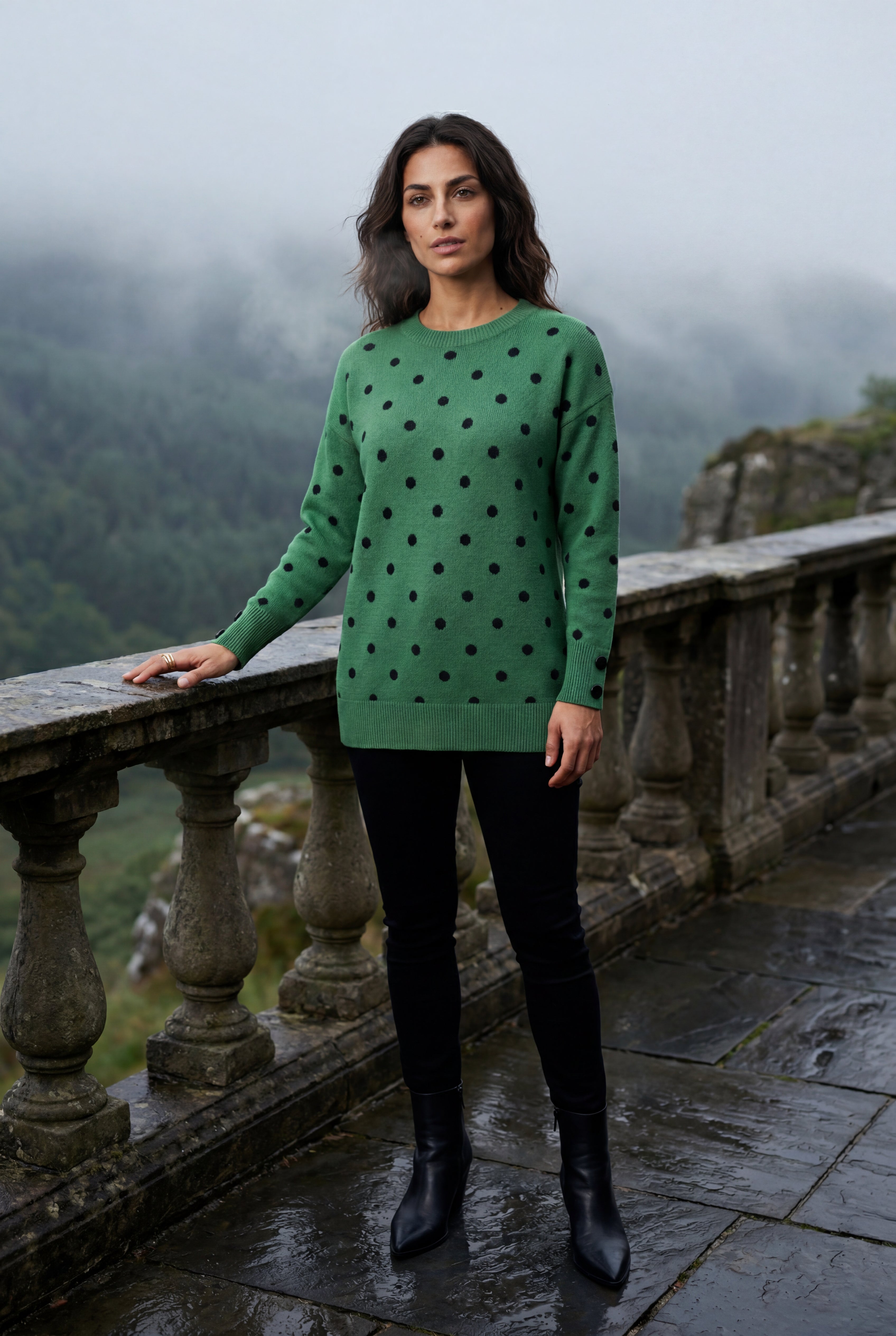 Zoyri | Polka Knit Sweater
