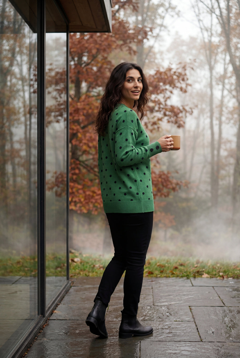 Zoyri | Polka Knit Sweater