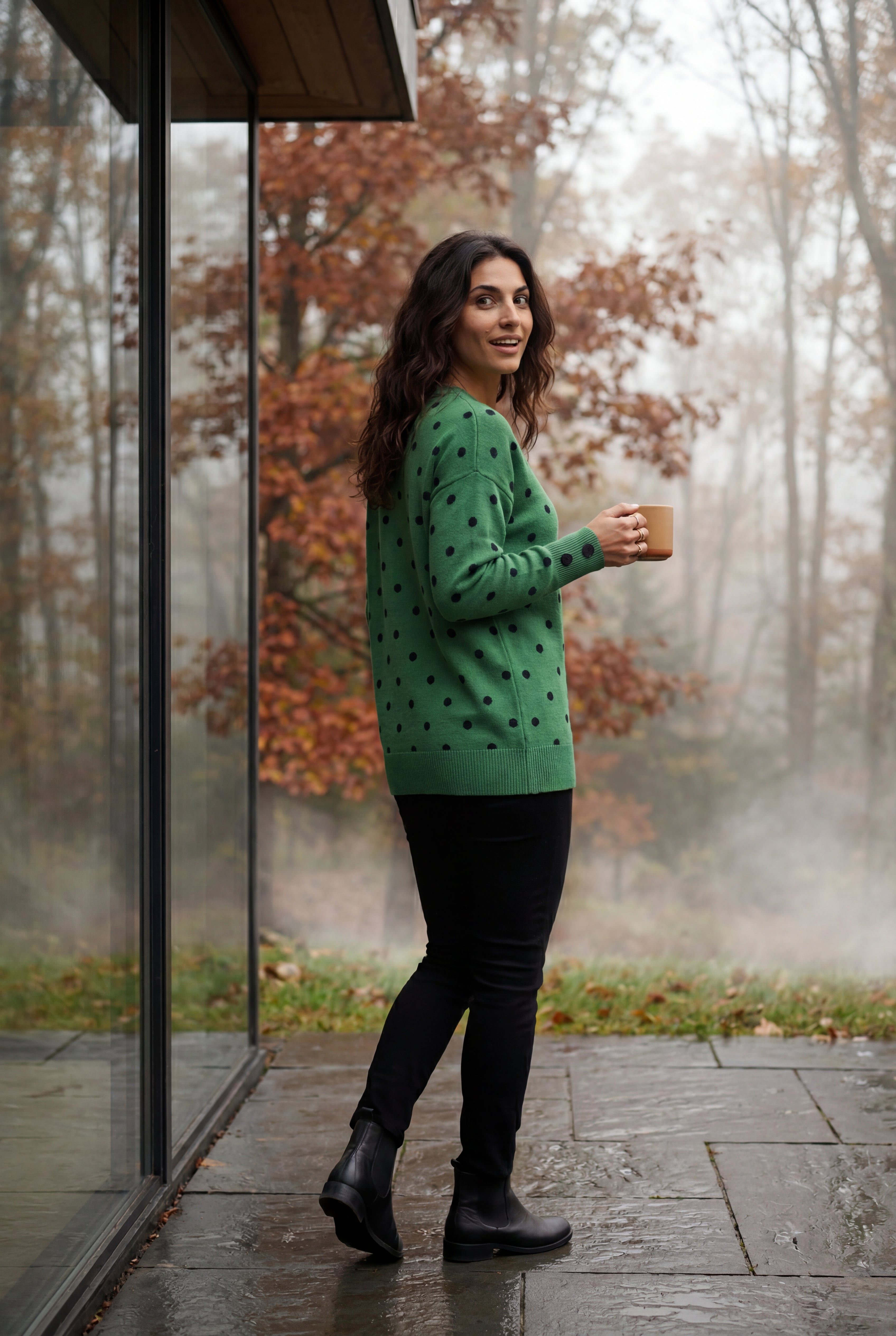 Zoyri | Polka Knit Sweater