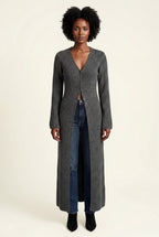 Zoyri | Ribbed Maxi Cardigan