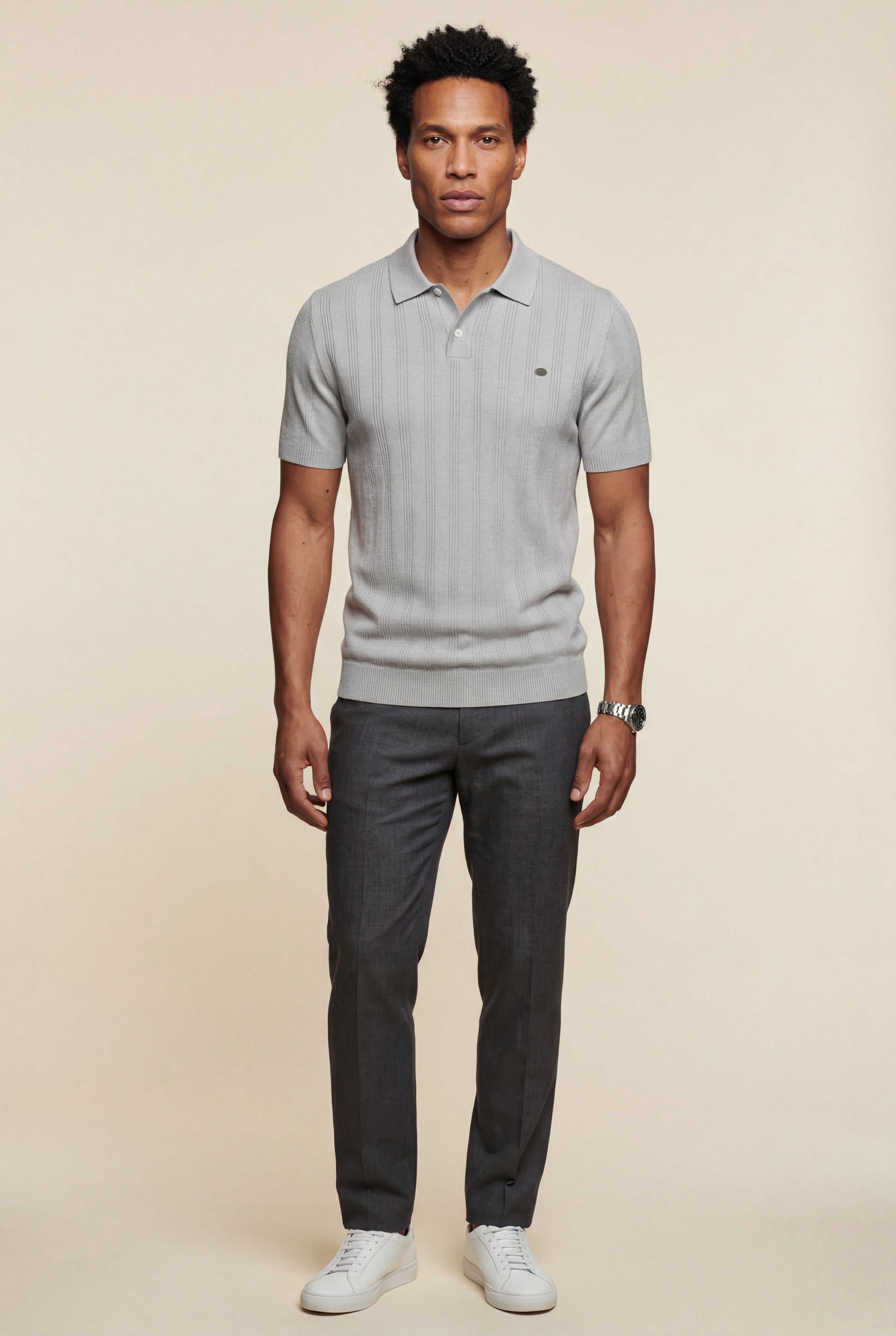 Zoyri | Ribbed Tailored Polo