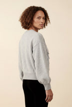 Zoyri | Floral Knit Sweater