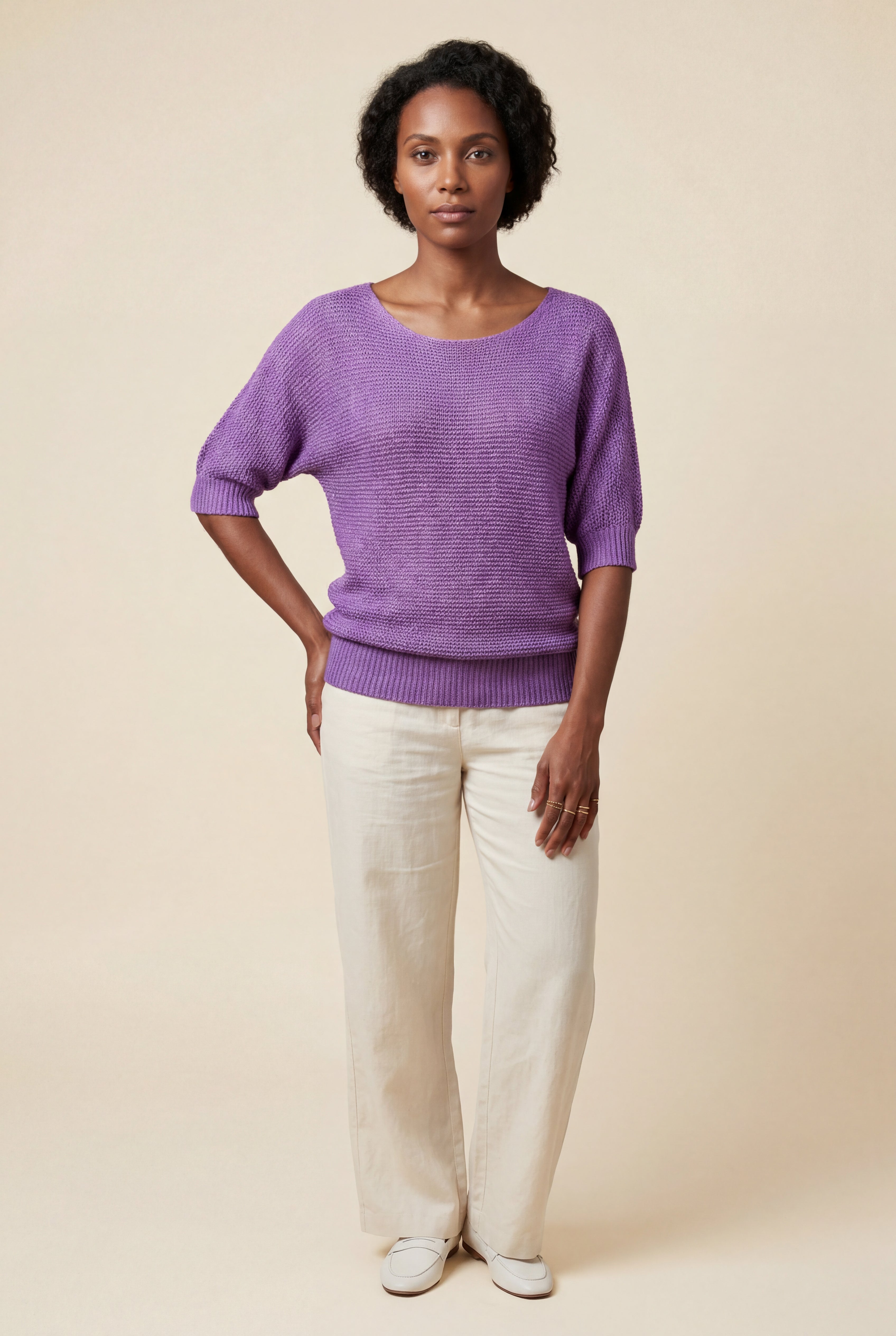 Zoyri | Textured Knit Sweater