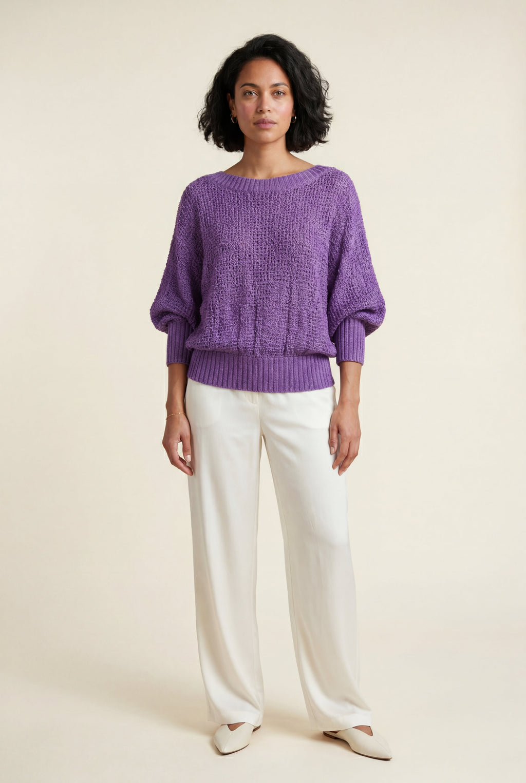 Zoyri | Textured Knit Sweater