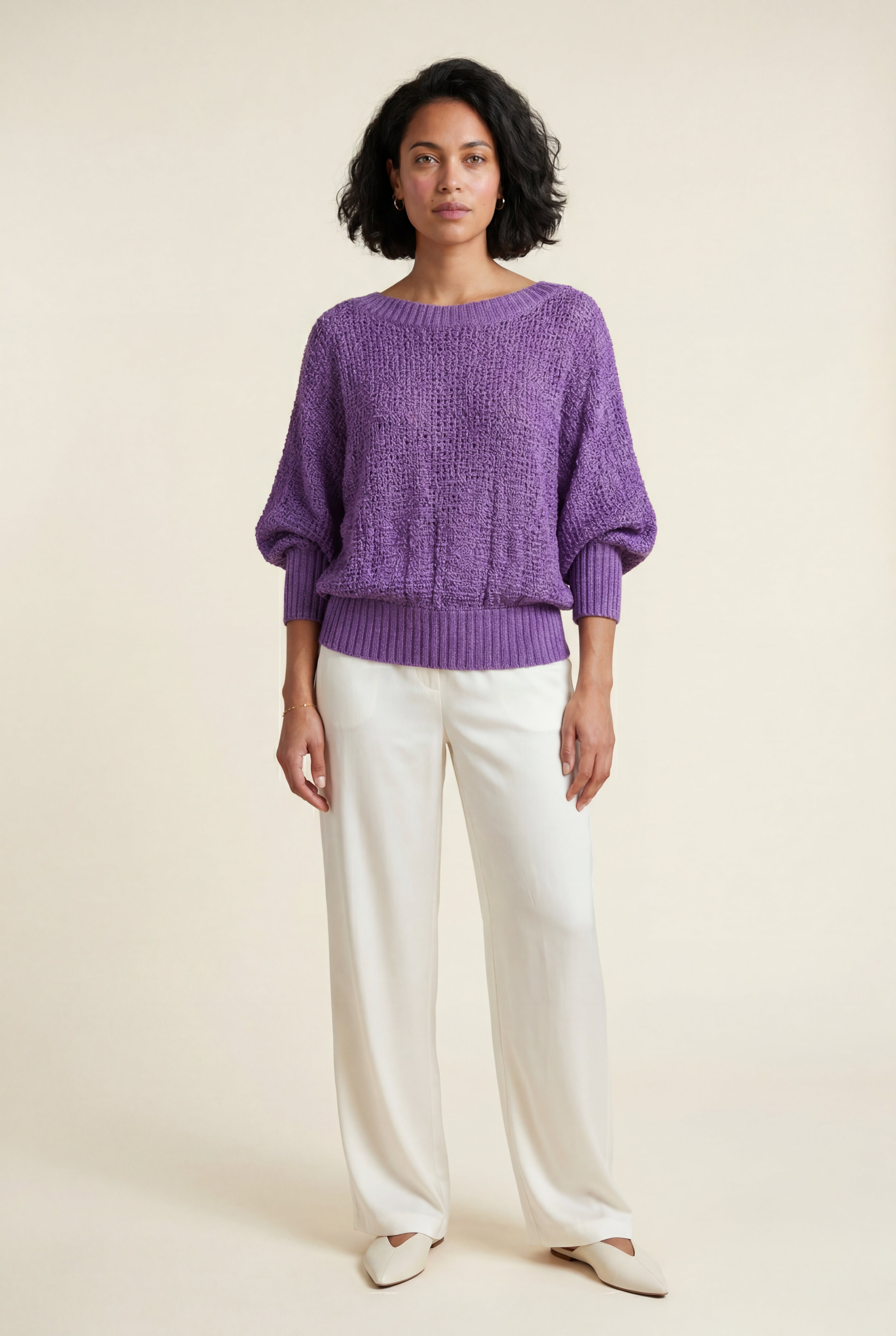 Zoyri | Textured Knit Sweater