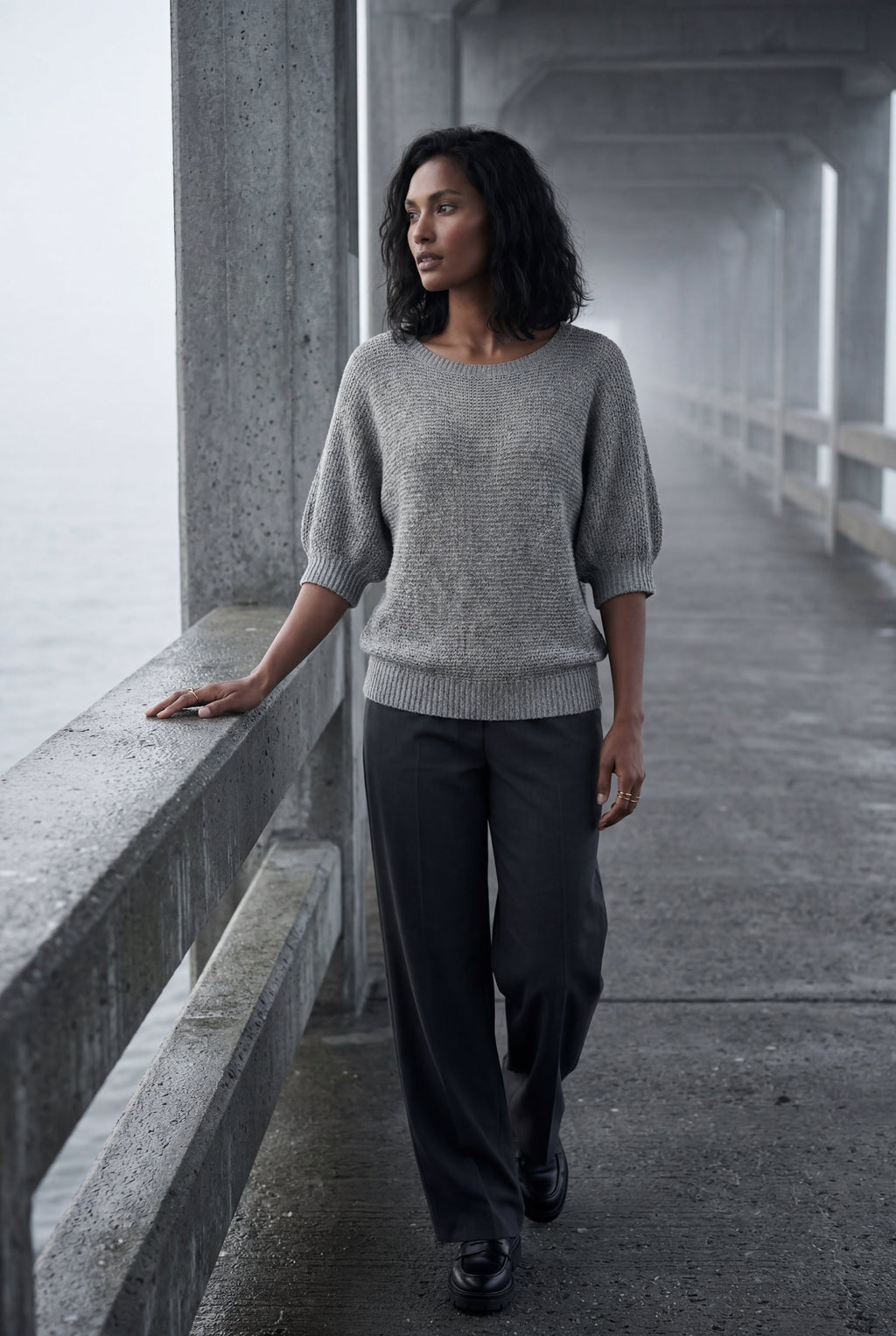 Zoyri | Textured Knit Sweater