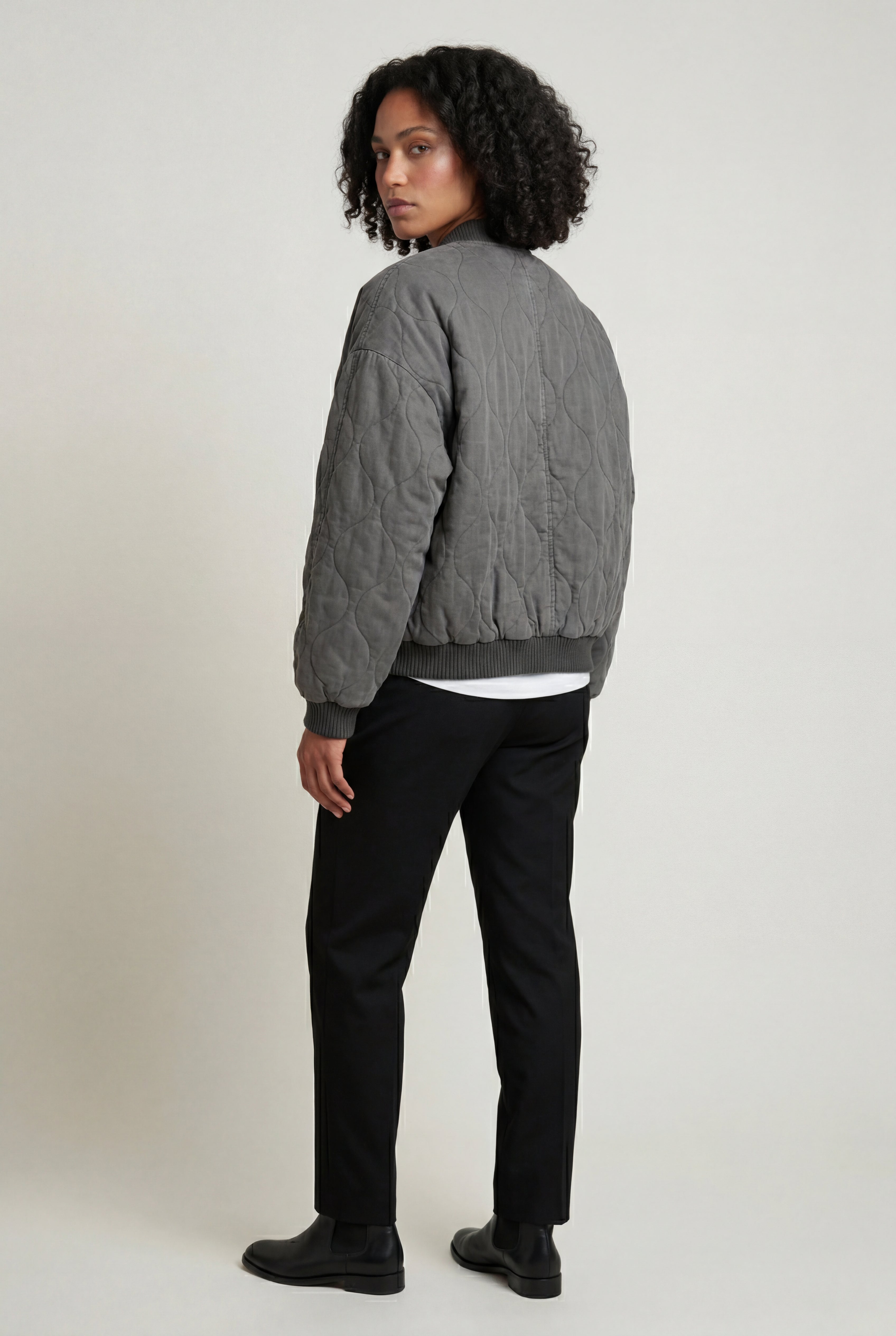 Zoyri | Quilted Bomber Jacket