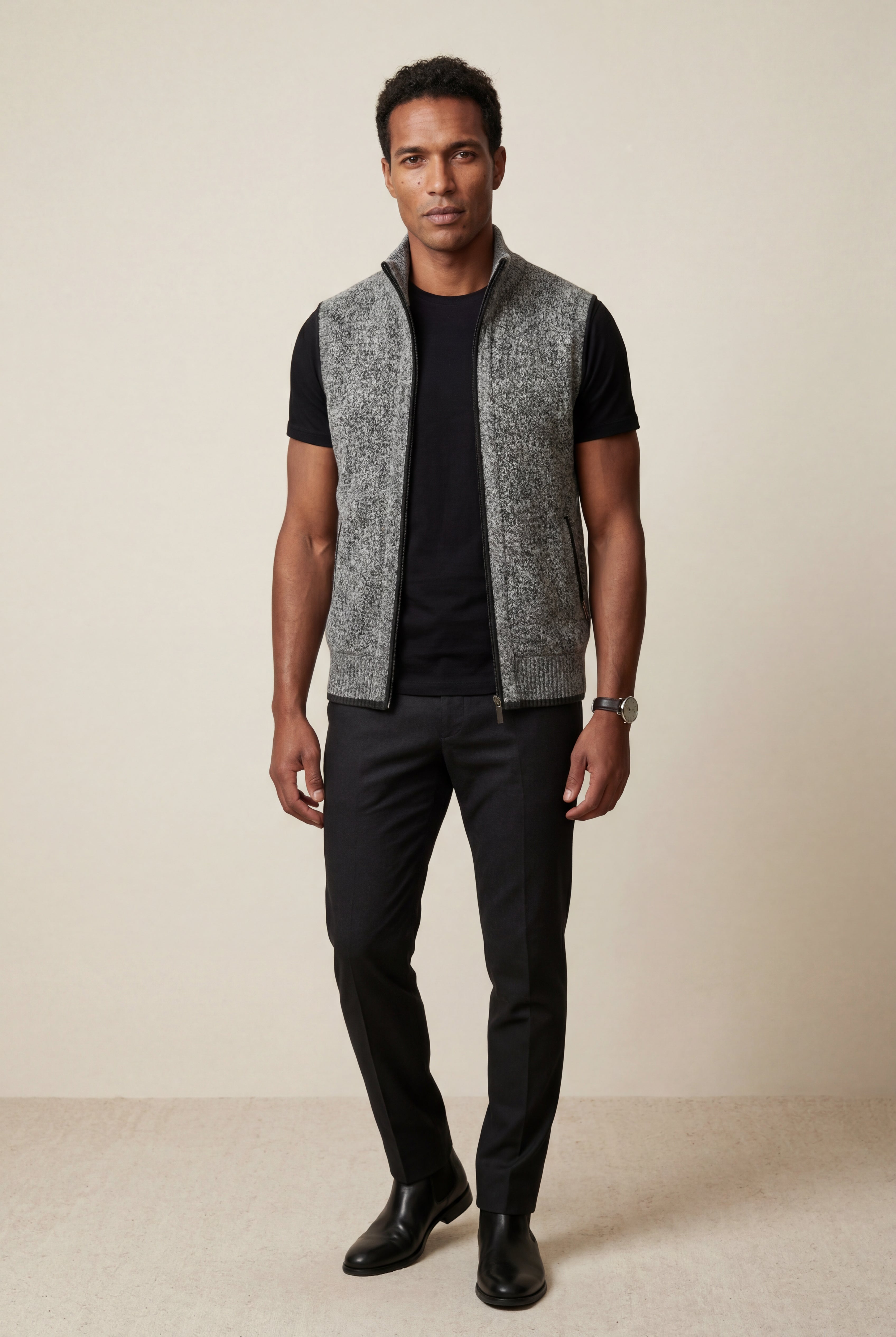 Zoyri | Essential Zip Knit Vest