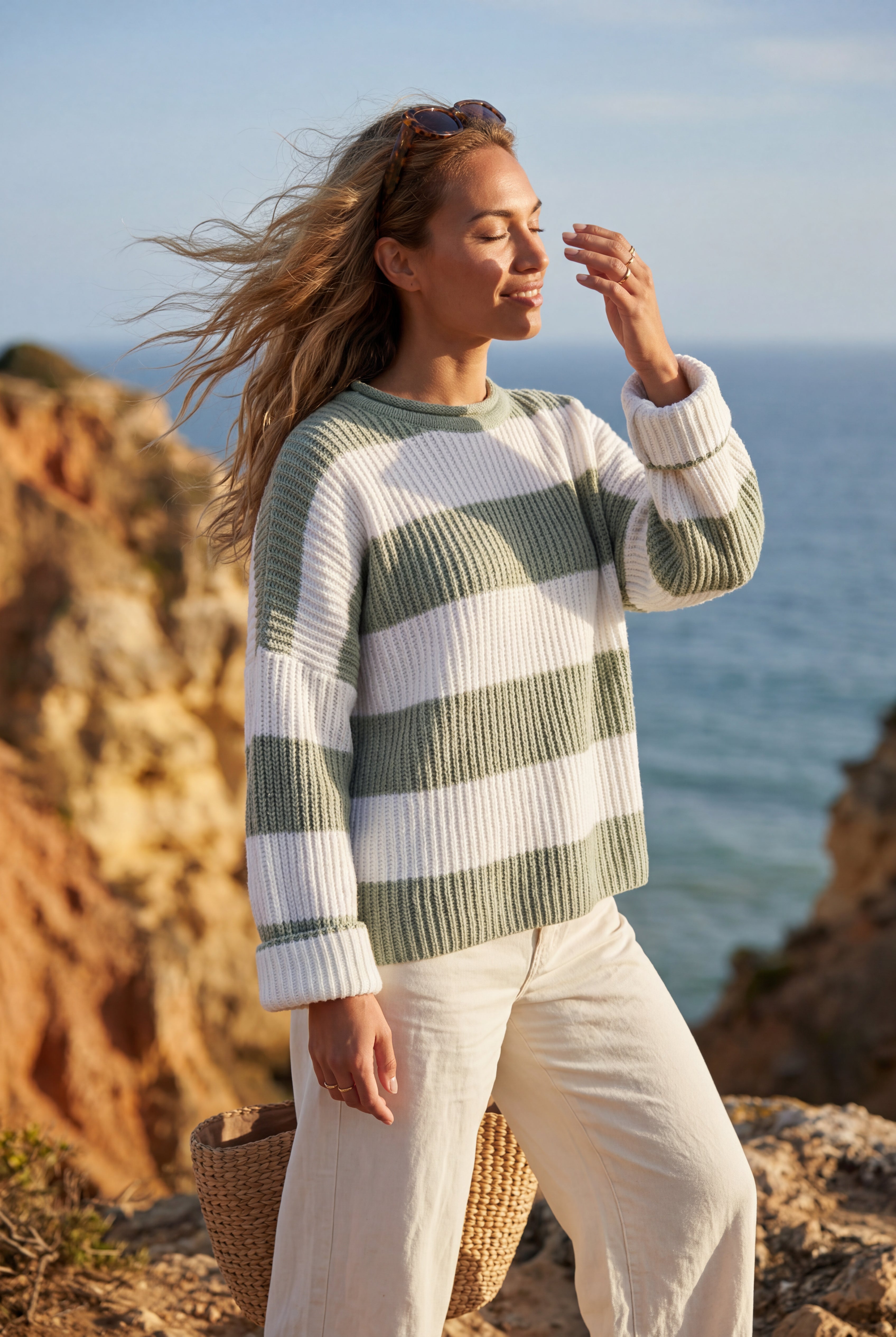 Zoyri | Relaxed Stripe Sweater