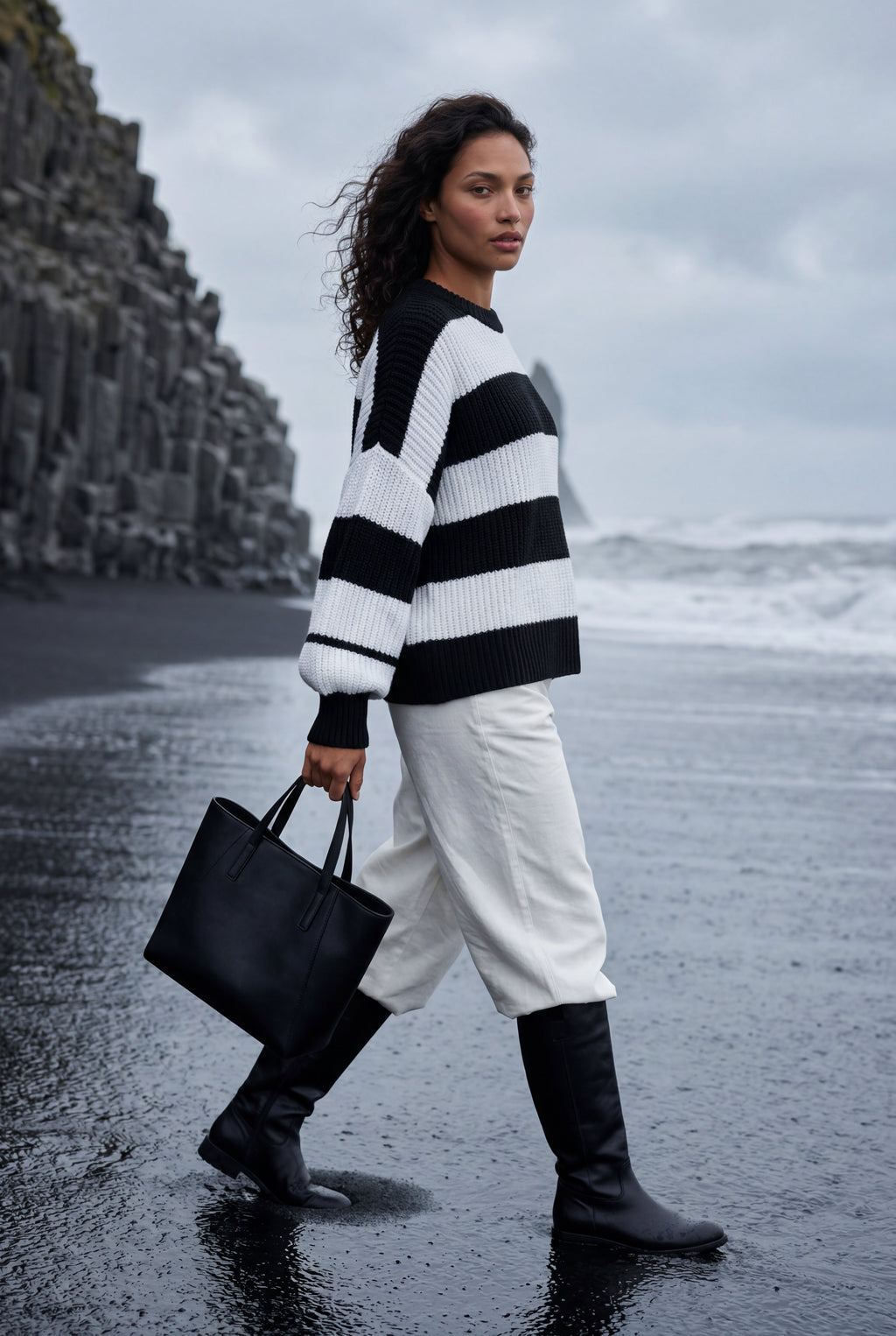 Zoyri | Relaxed Stripe Sweater