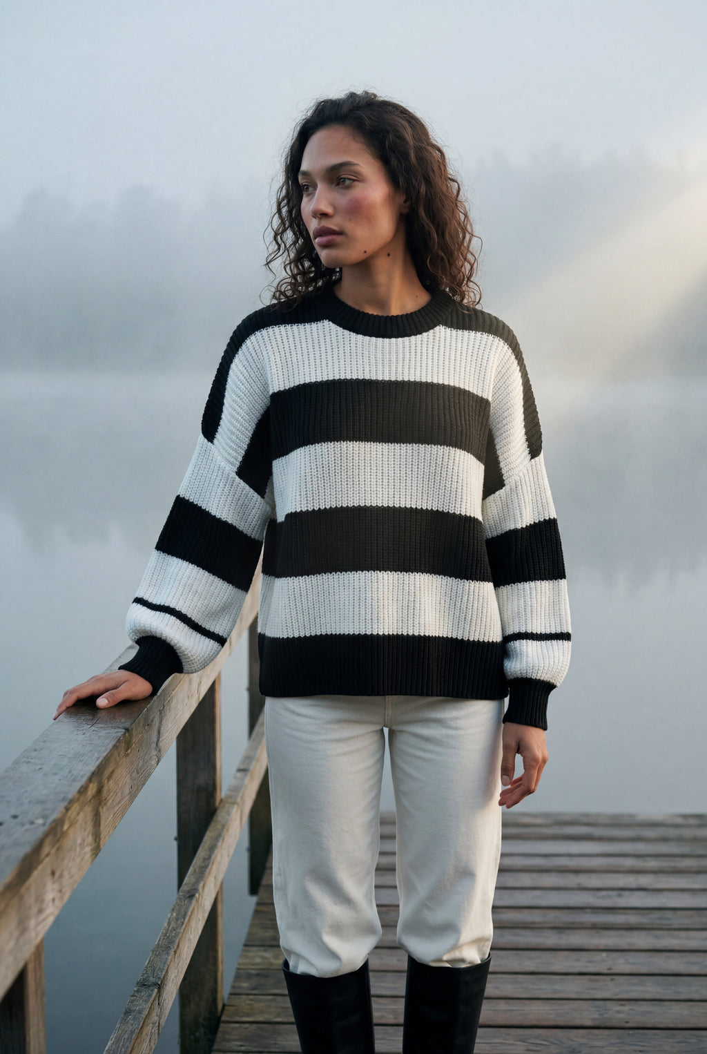Zoyri | Relaxed Stripe Sweater