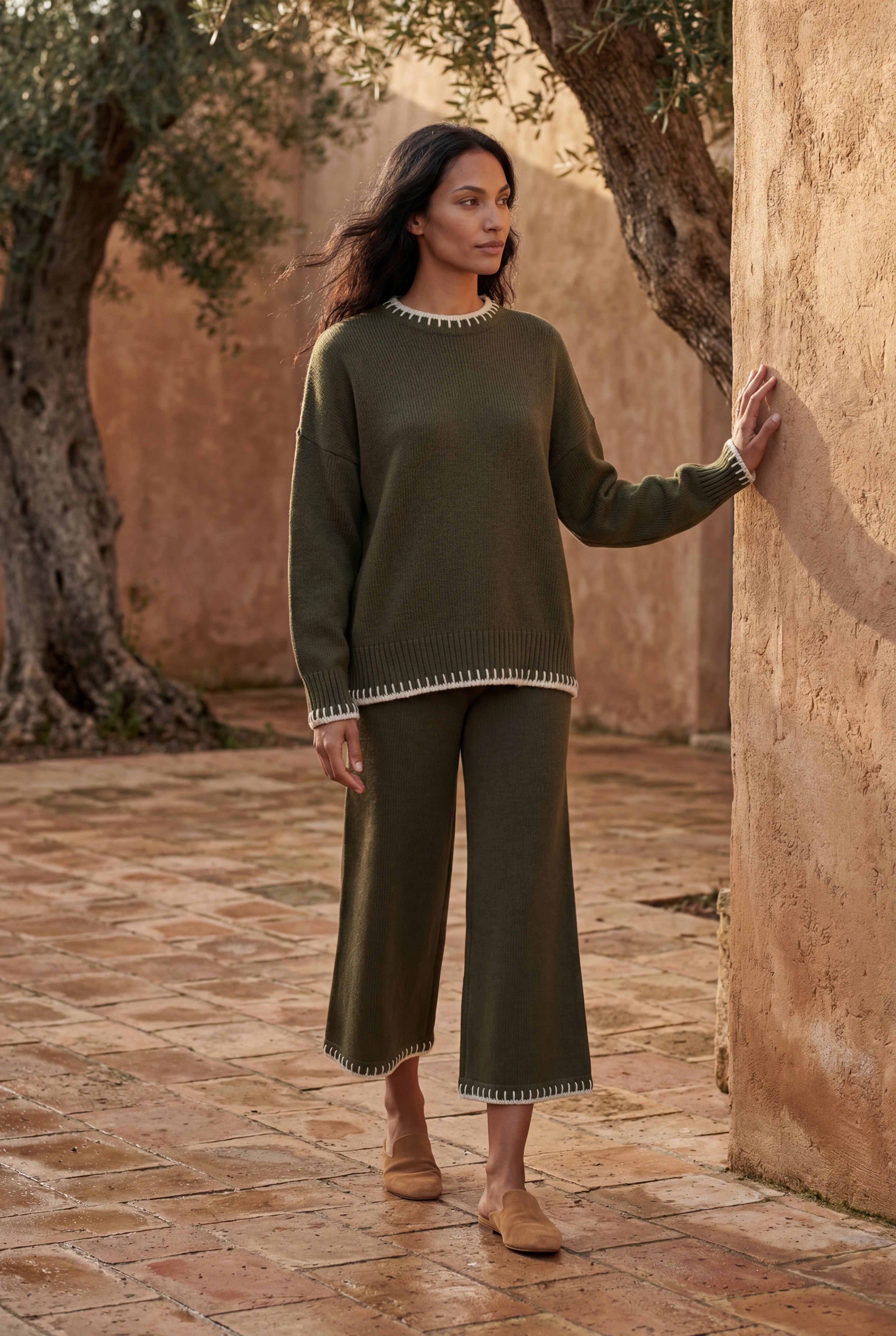 Zoyri | Contrast Knit Set