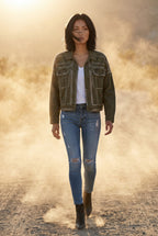 Zoyri | Studded Denim Jacket