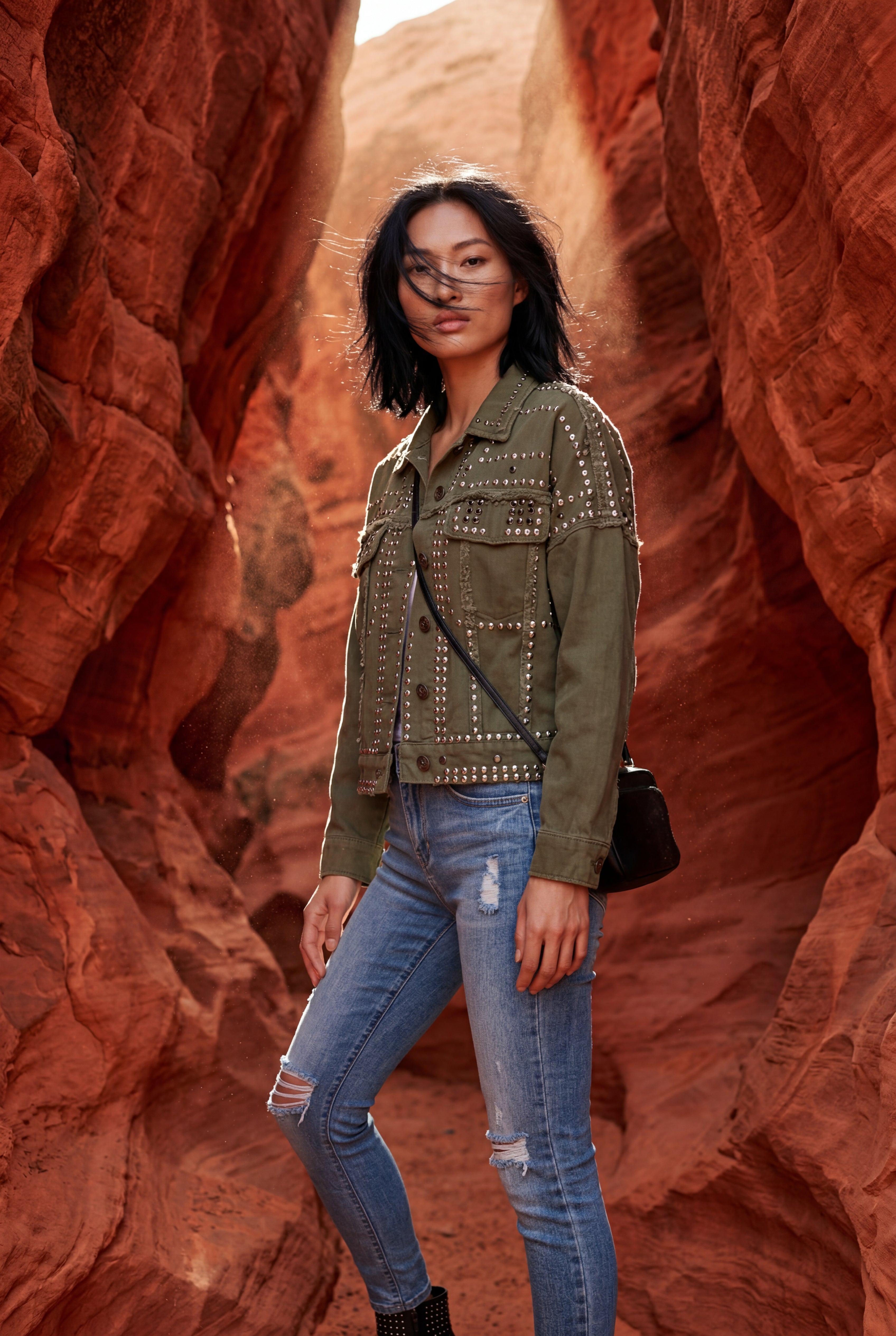 Zoyri | Studded Denim Jacket