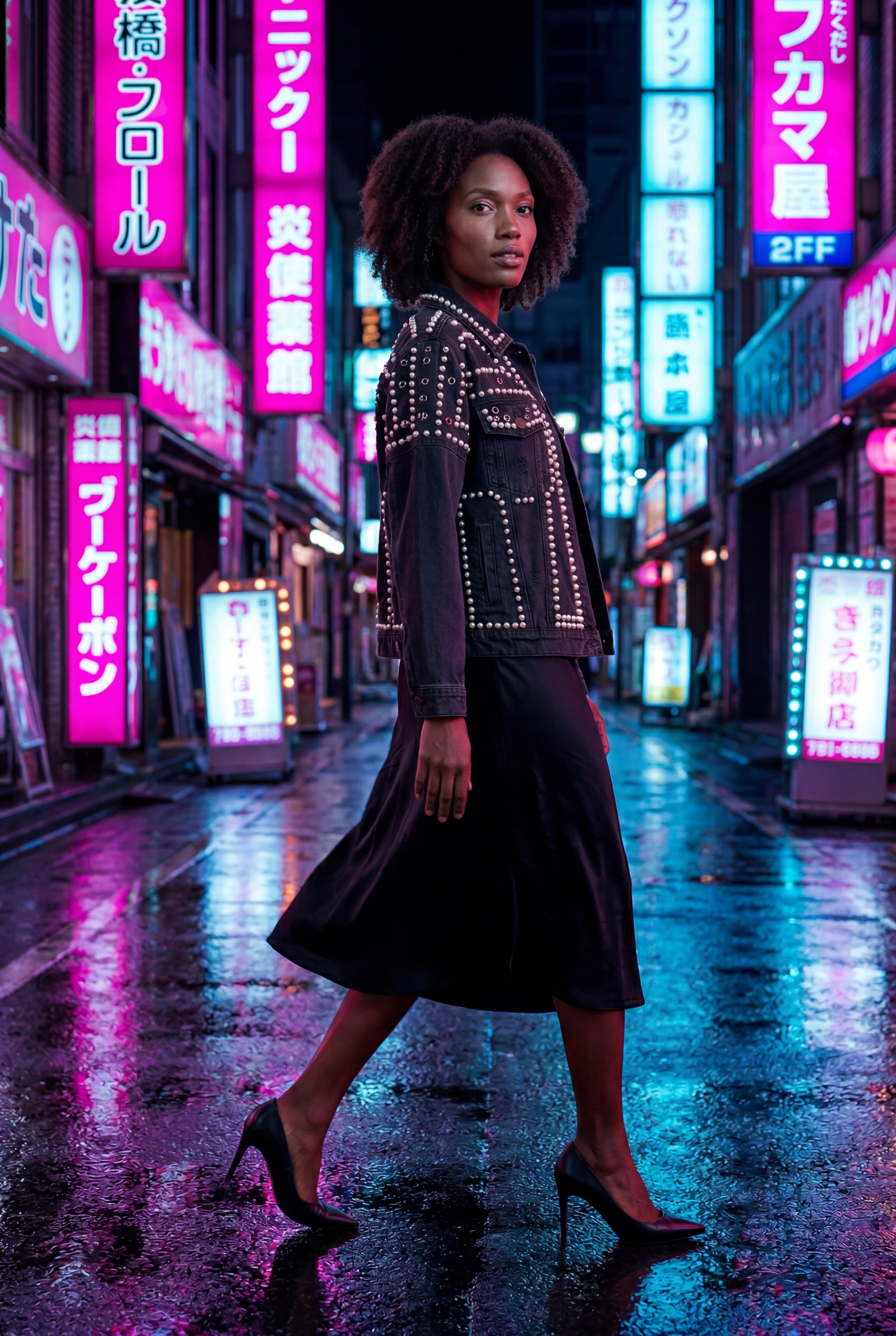 Zoyri | Studded Denim Jacket