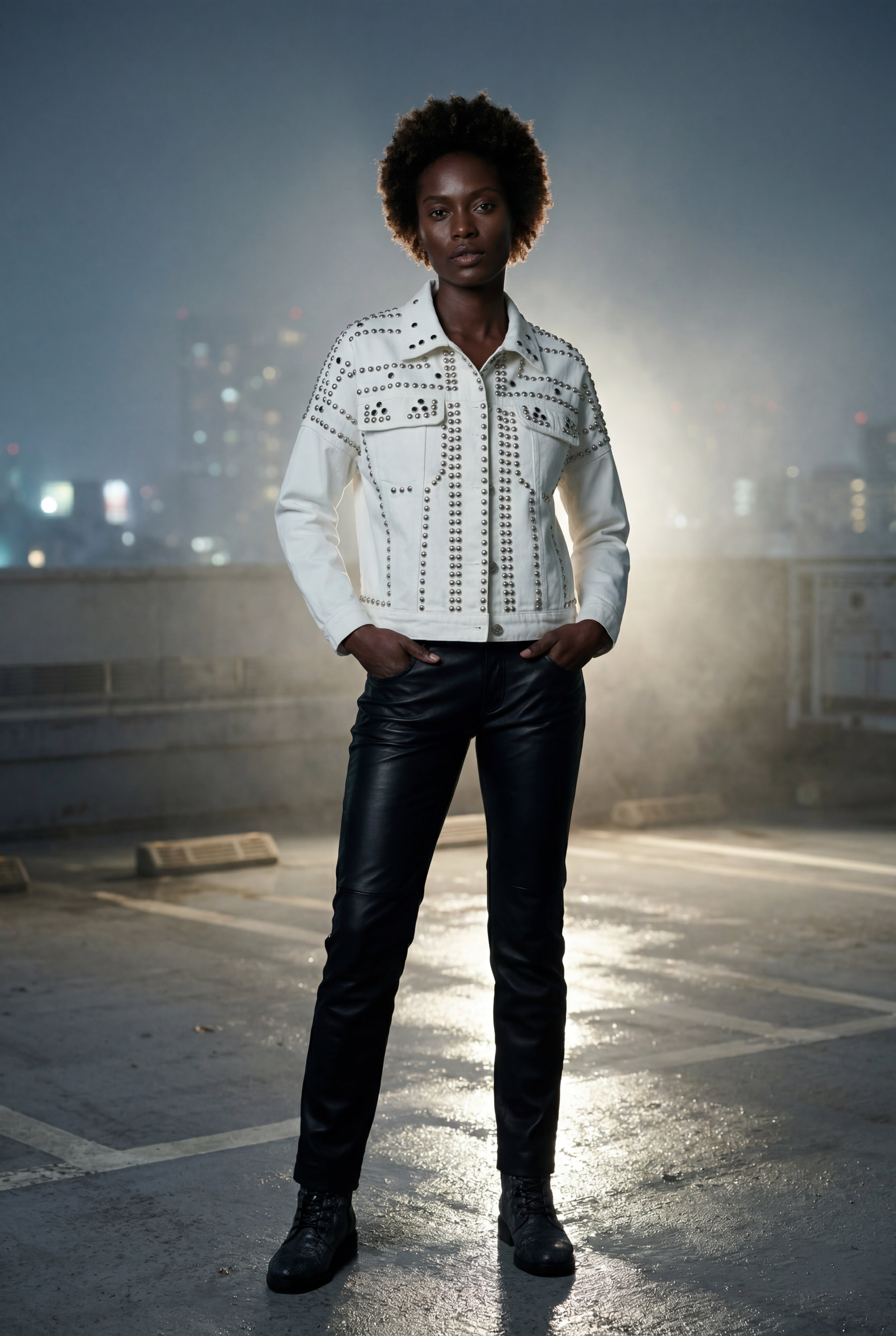 Zoyri | Studded Denim Jacket