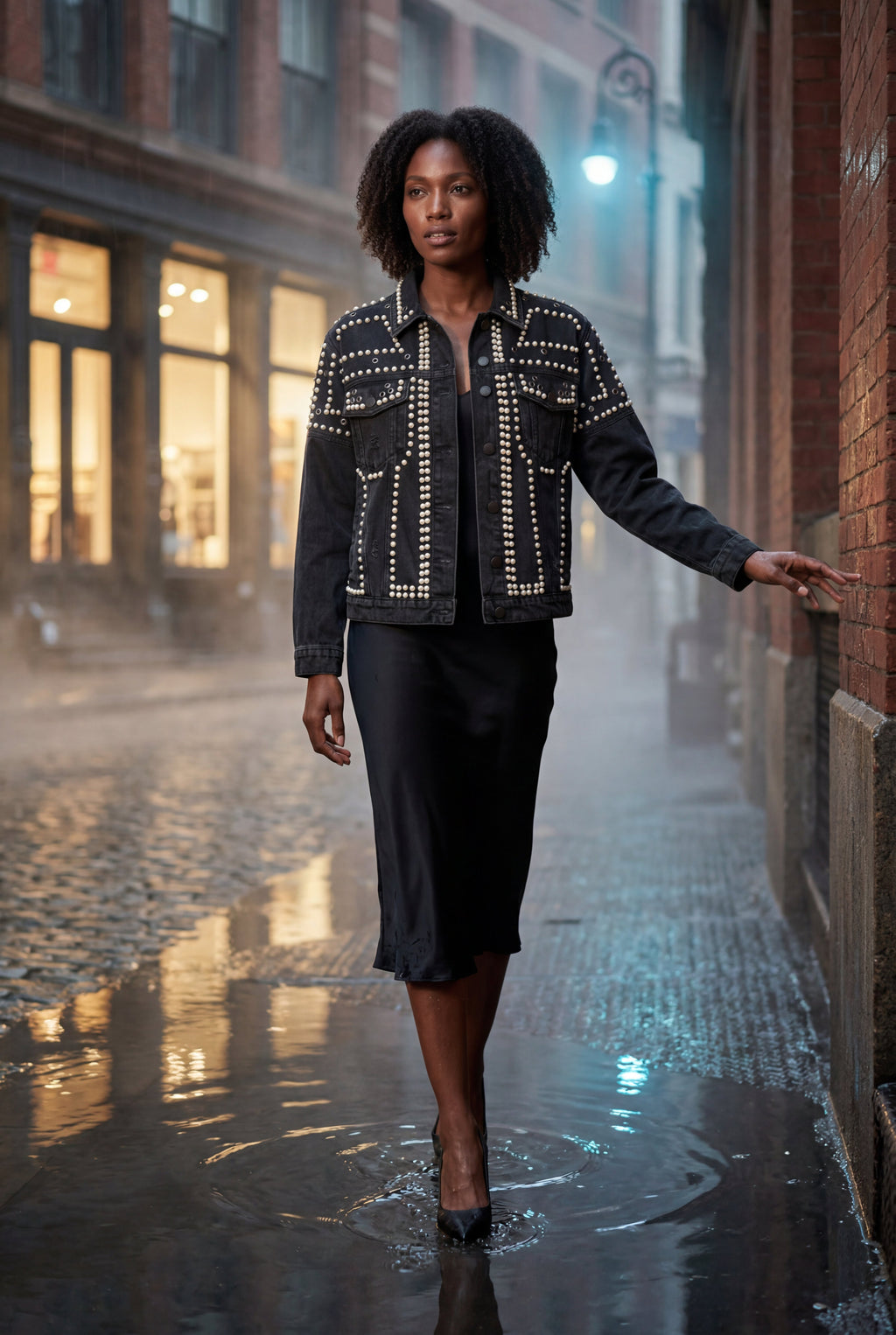Zoyri | Studded Denim Jacket