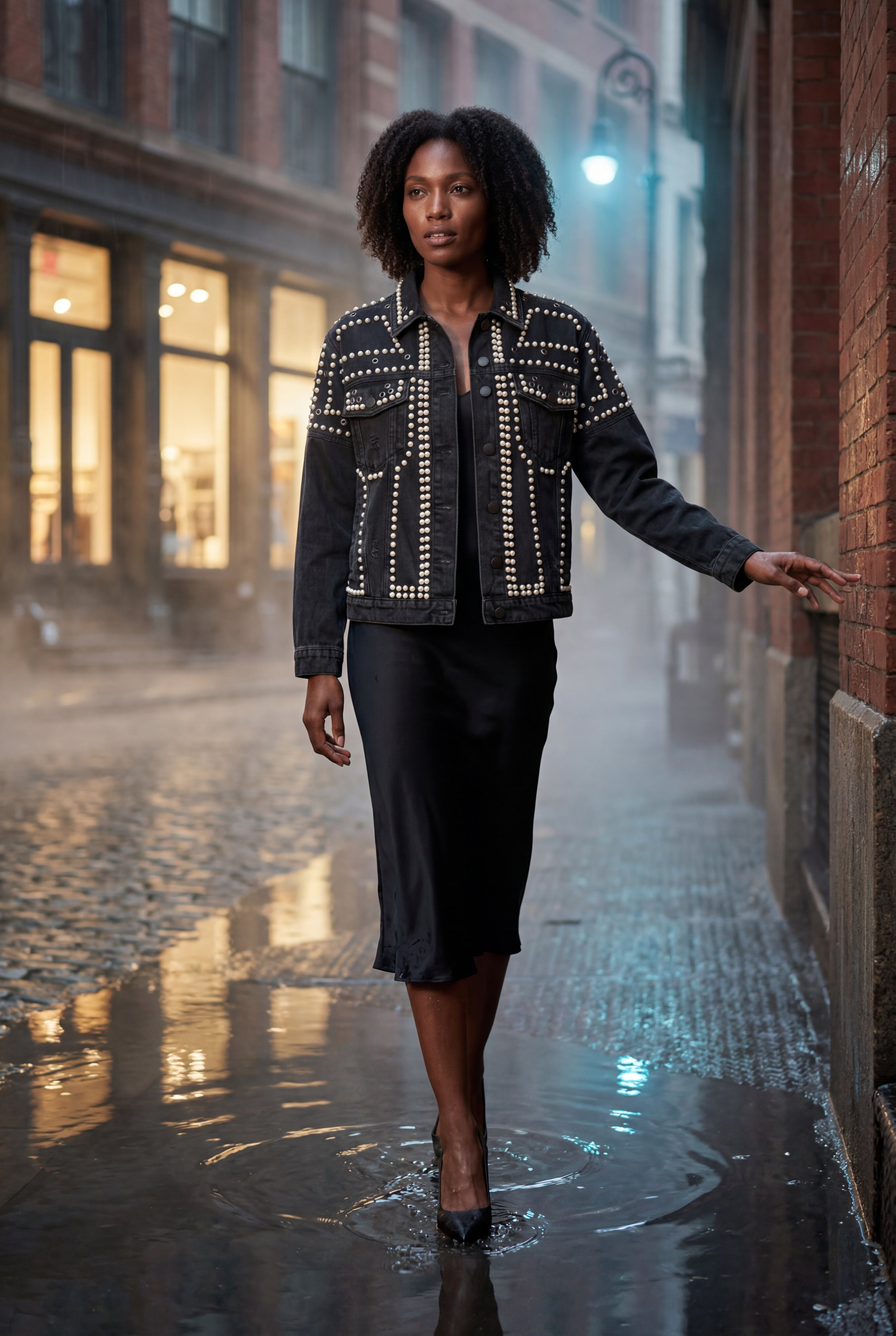Zoyri | Studded Denim Jacket