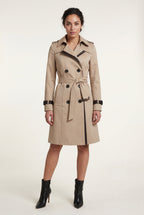 Zoyri | Contrast Trench Coat
