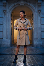Zoyri | Contrast Trench Coat