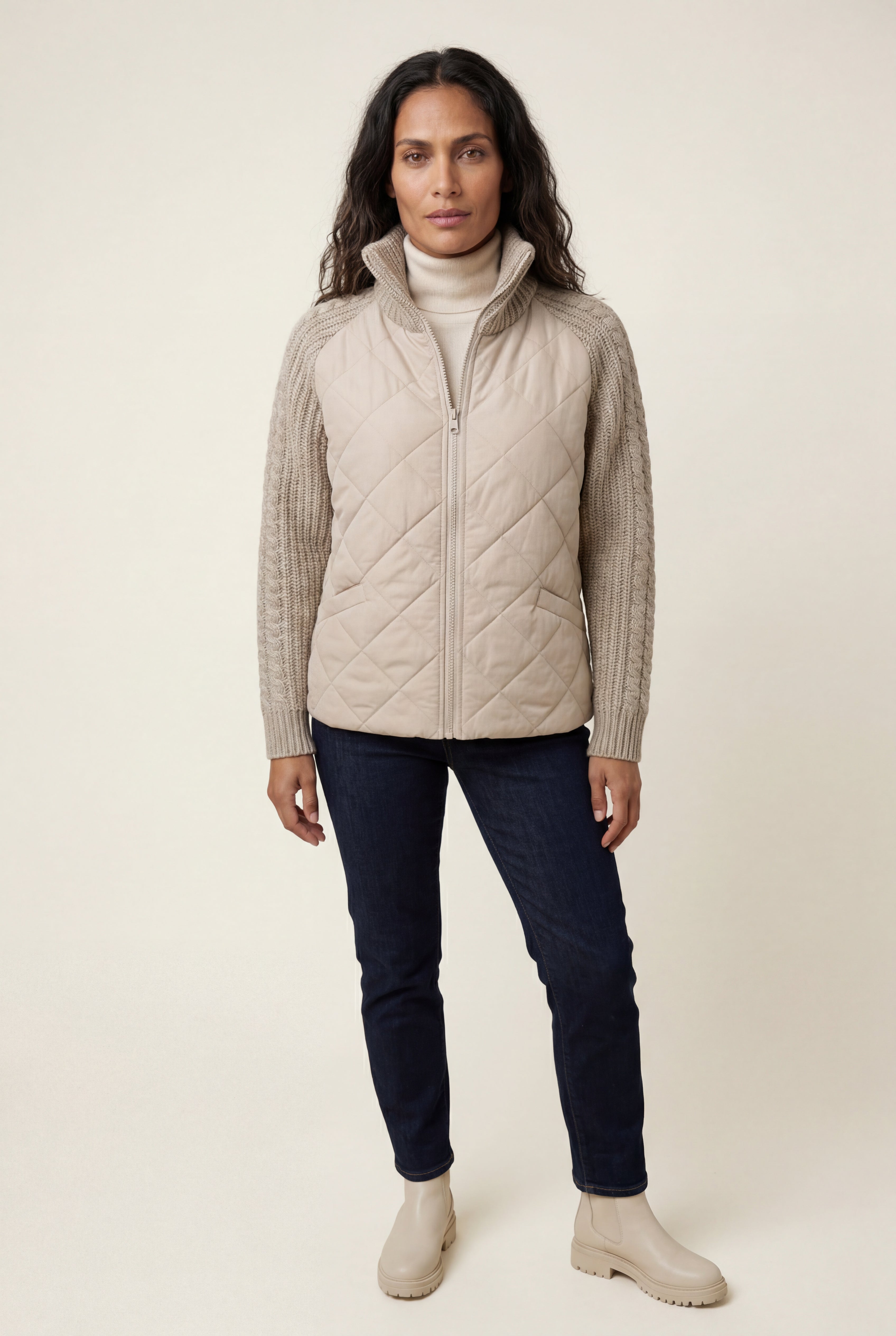 Zoyri | Quilted Knit Jacket