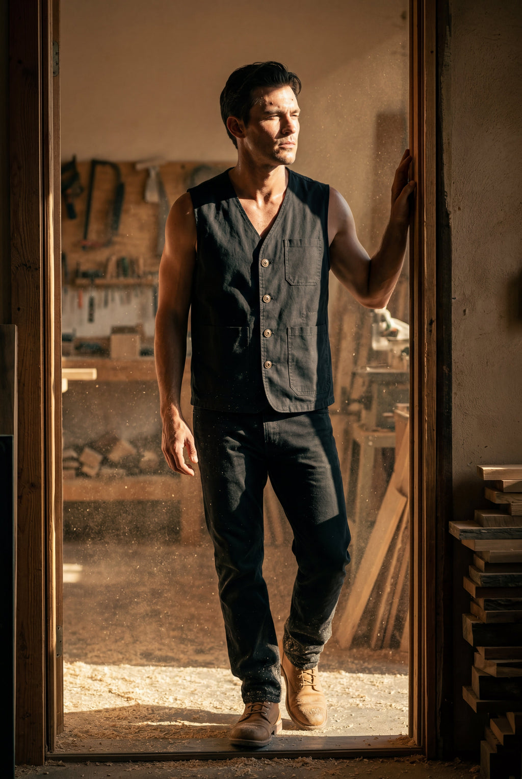 Zoyri | Utility Button Vest