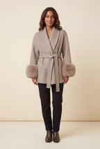 Zoyri | Faux Fur Wrap Coat