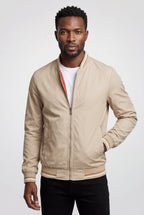 Zoyri | Striped Bomber Jacket