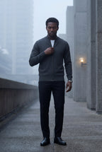 Zoyri | Textured Zip Cardigan
