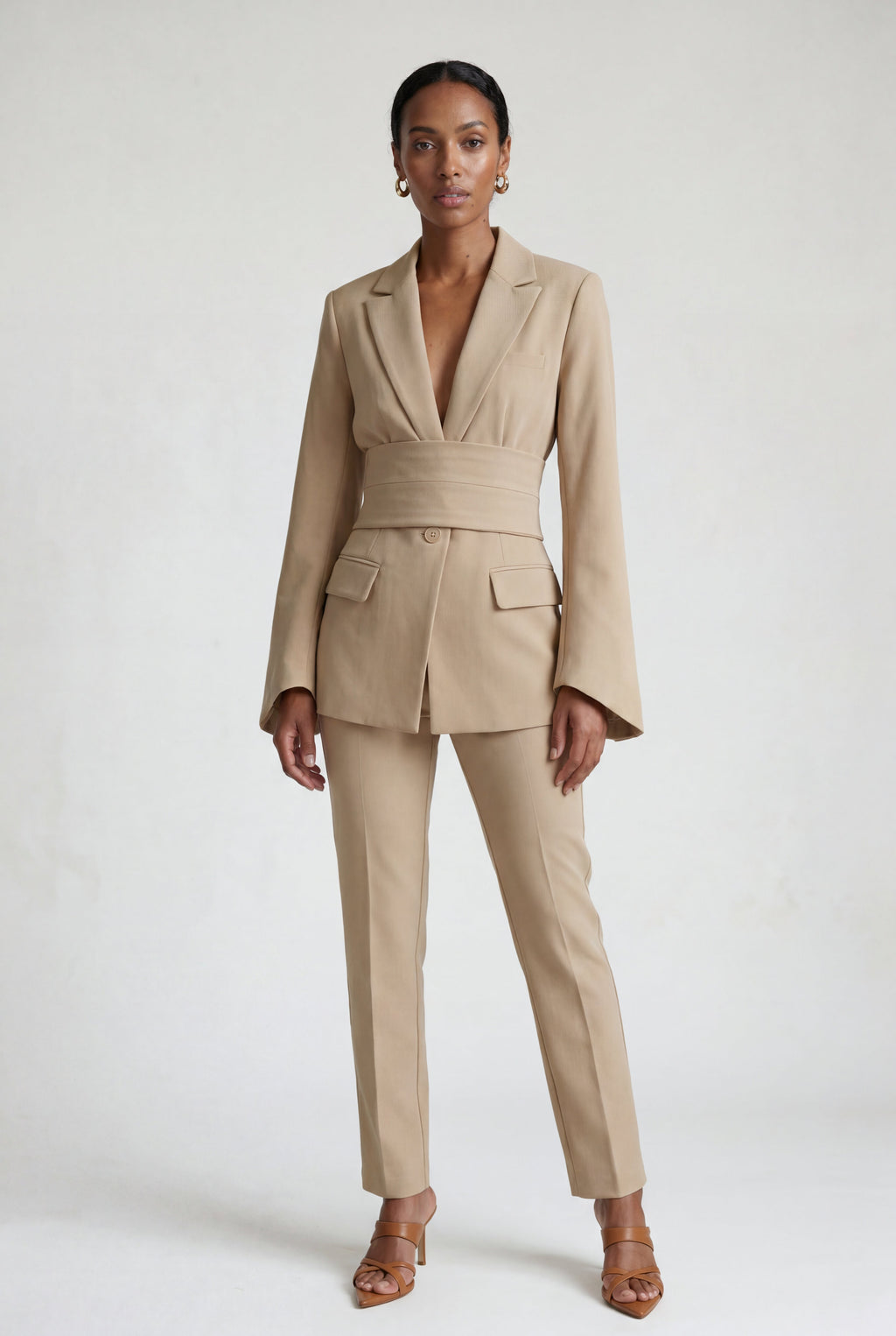 Zoyri | Belted Statement Blazer