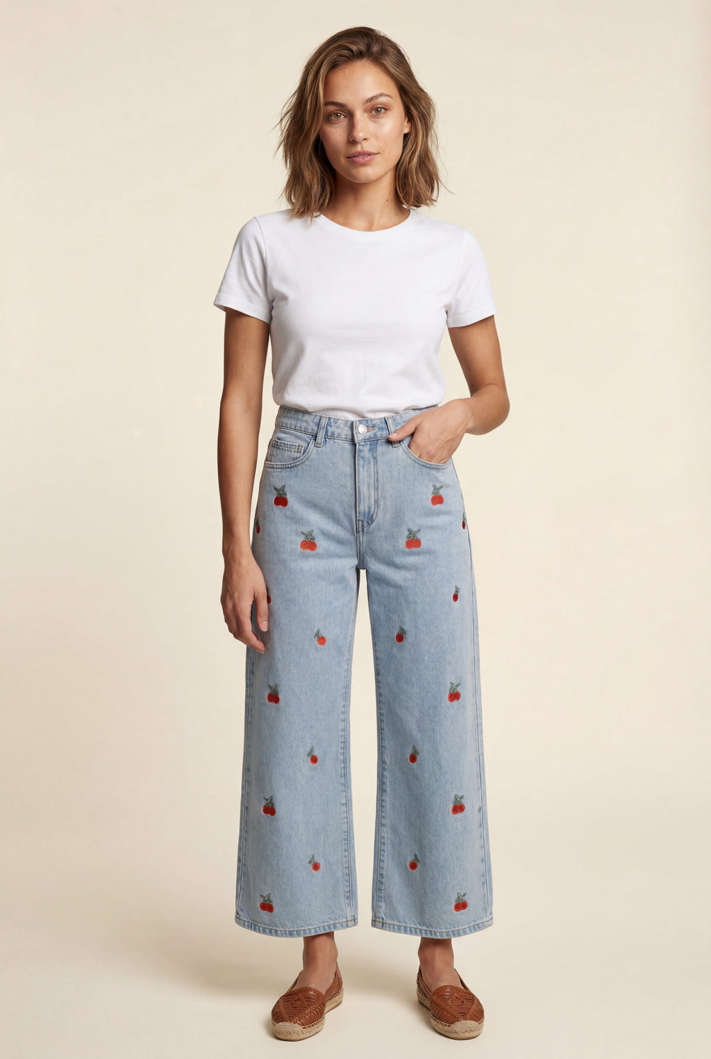 Zoyri | Cherry Wide-Leg Jeans
