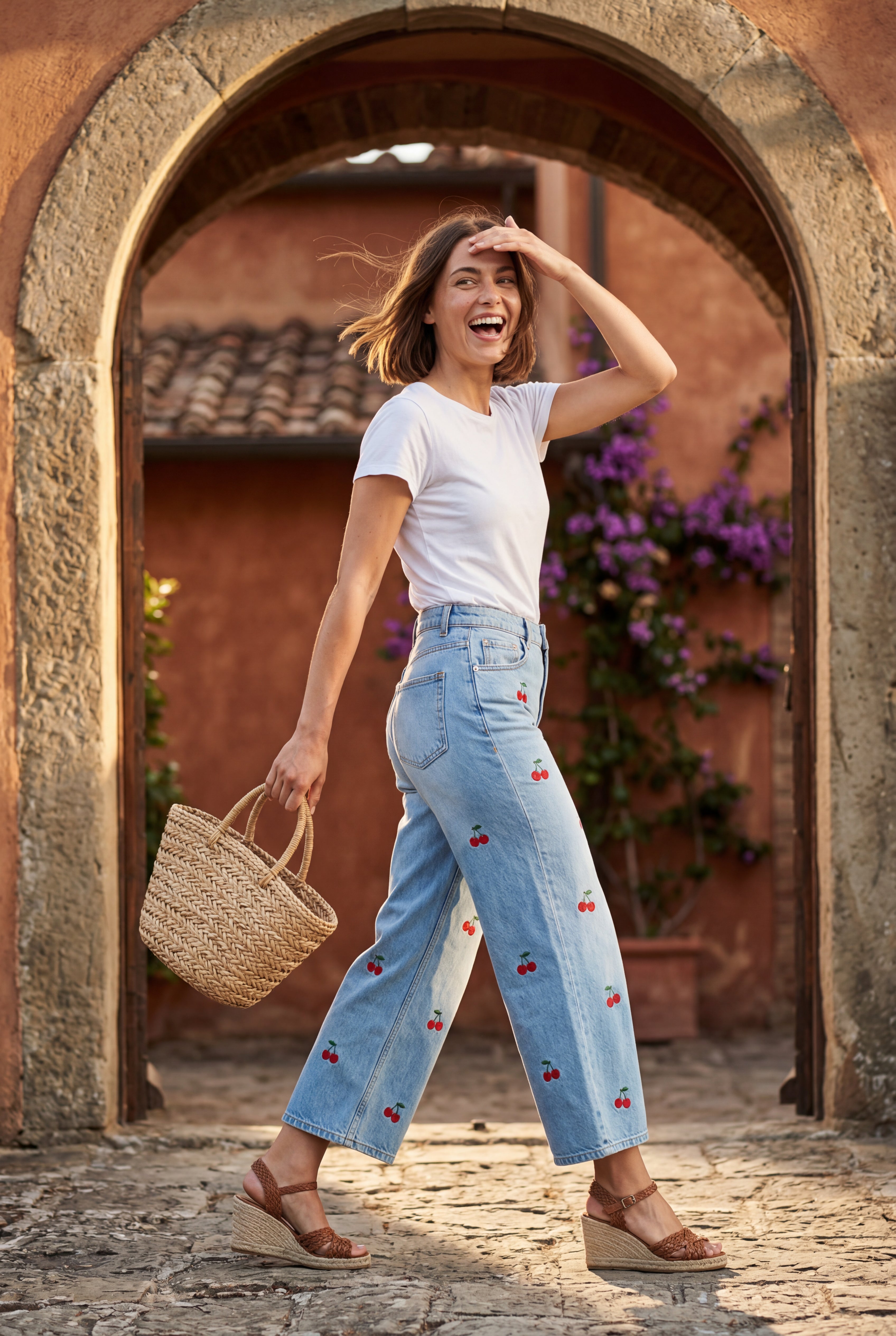 Zoyri | Cherry Wide-Leg Jeans
