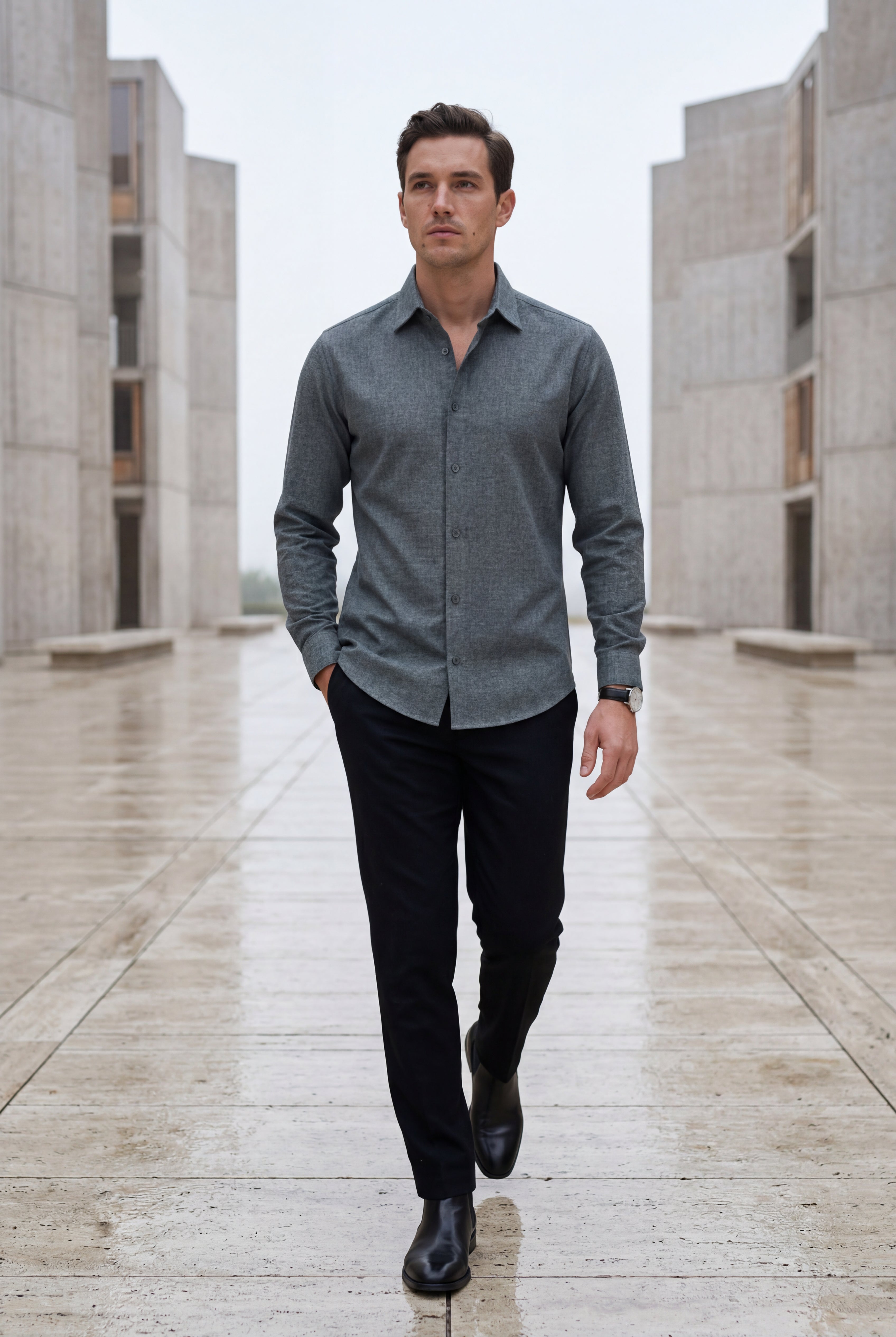 Zoyri | Textured Casual Shirt