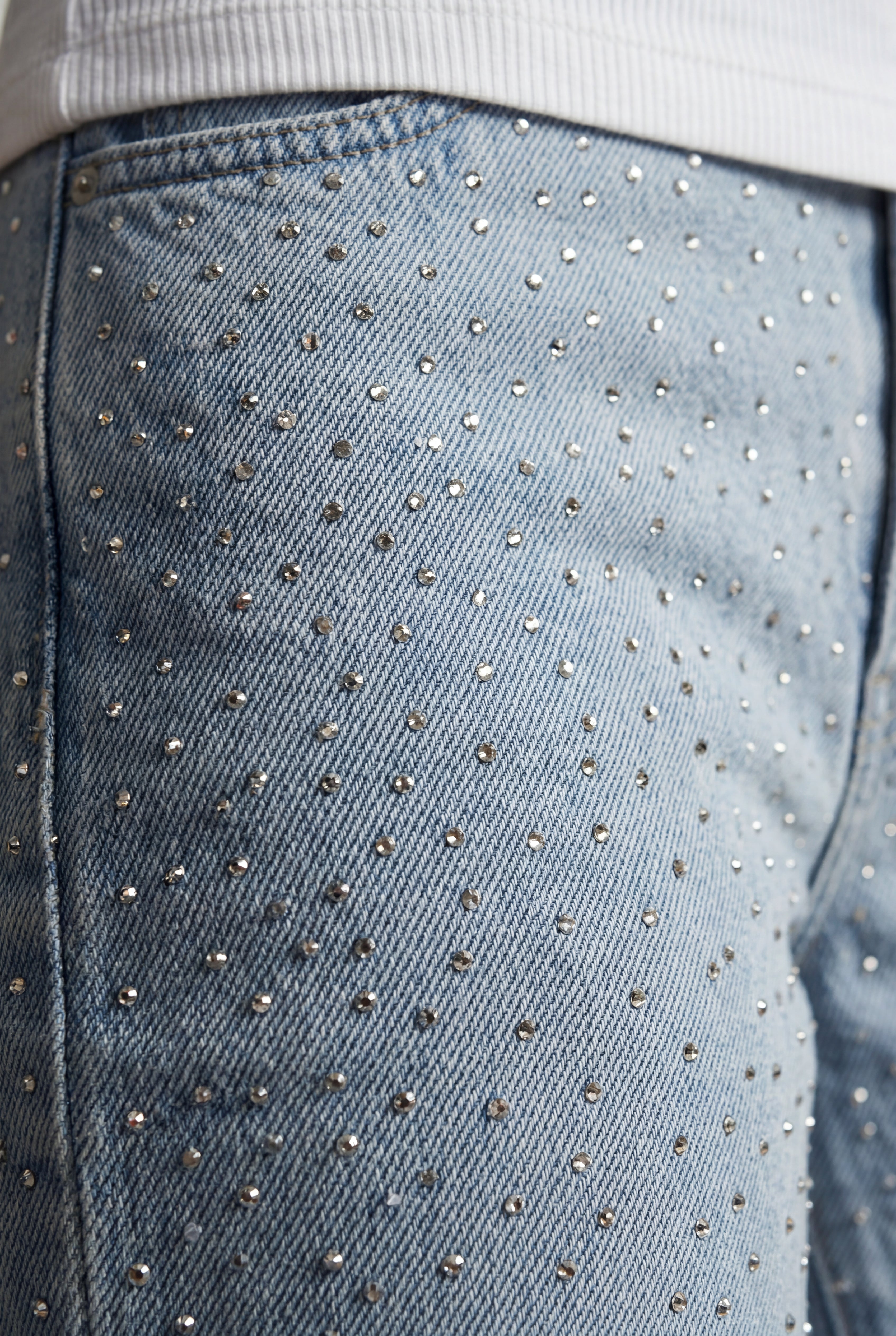 Zoyri | Crystal Wide-Leg Jeans