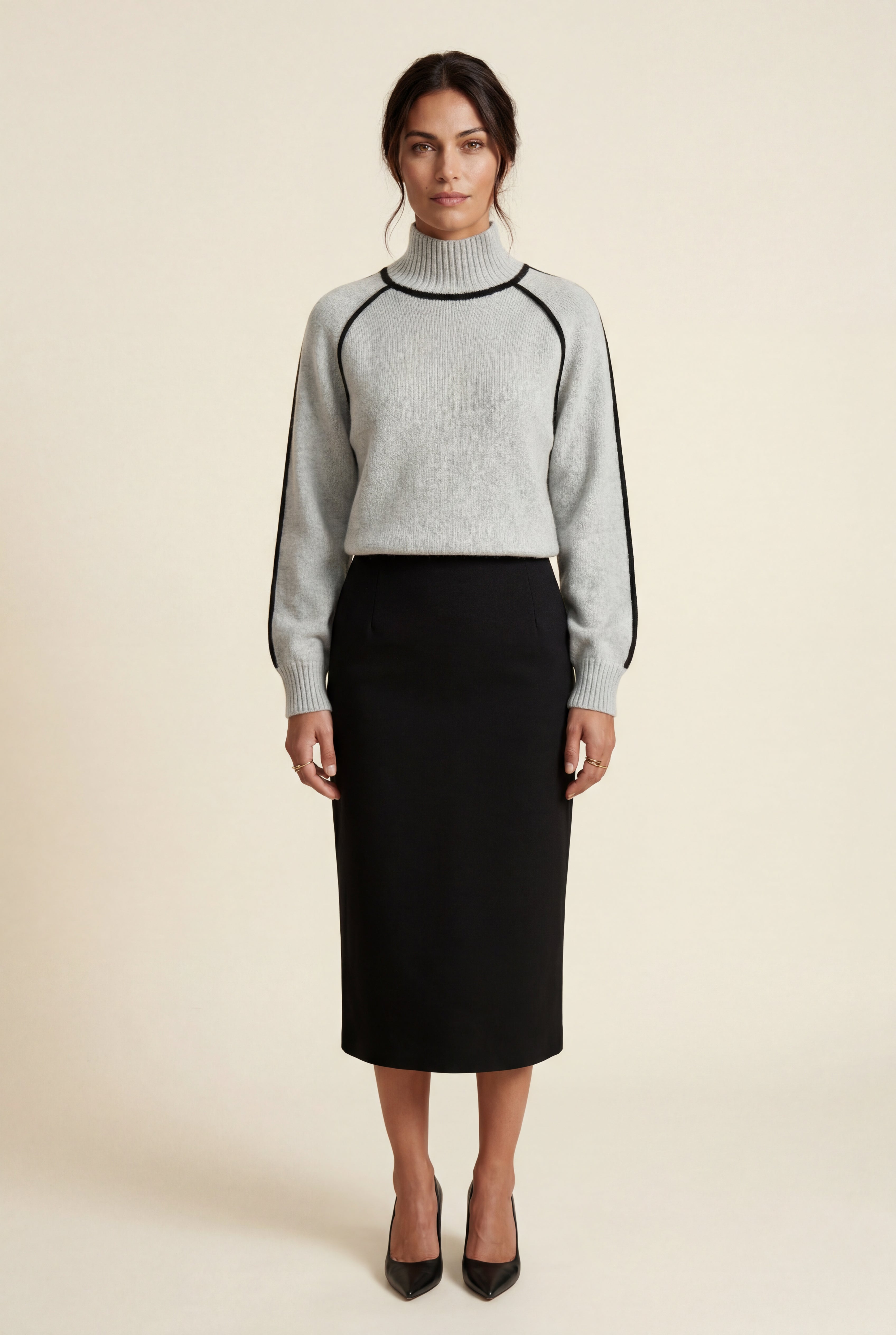 Zoyri | High Neck Knit Sweater